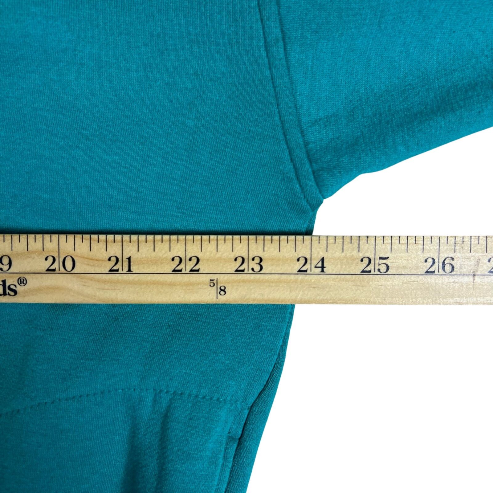 Nordstrom Vintage Teal Mock Neck Sweatshirt L | Nordstrom Lingerie Size L / US 10 / IT 46 - 12 Thumbnail