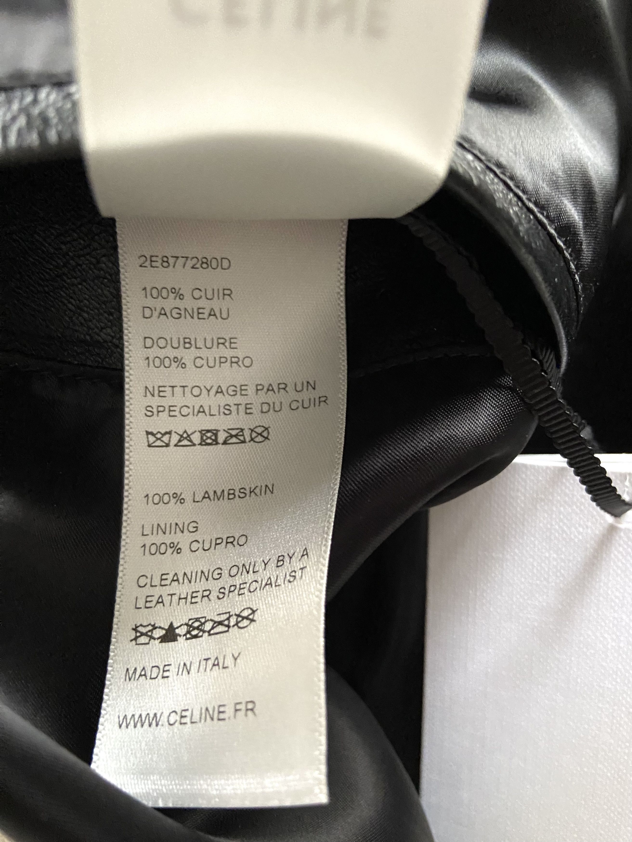 Celine New CELINE HOMME Dancing Kid Leather Jacket Size US M / EU 48-50 / 2 - 17 Thumbnail
