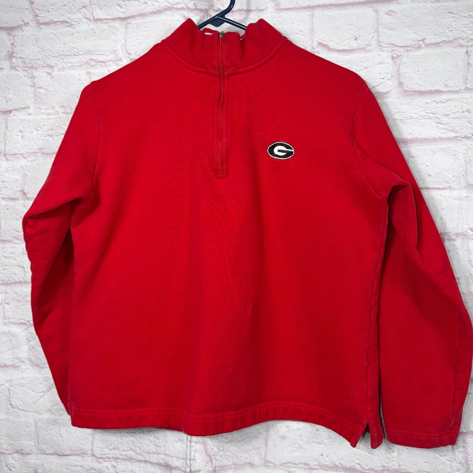 Cutter & Buck Cutter & Buck Medium Red Quarter-Zip Pullover Size ONE SIZE - 1 Thumbnail