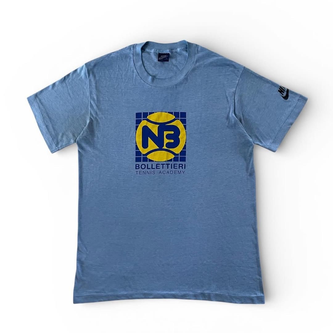 Nike Vintage 80’s Nike Blue Label Bollettieri Tennis Academy Size US L / EU 52-54 / 3 - 2 Thumbnail