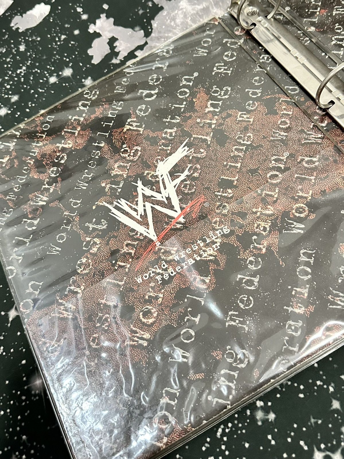 WWF WWF Mankind Wrestler Hardcover Binder Size ONE SIZE - 8 Thumbnail