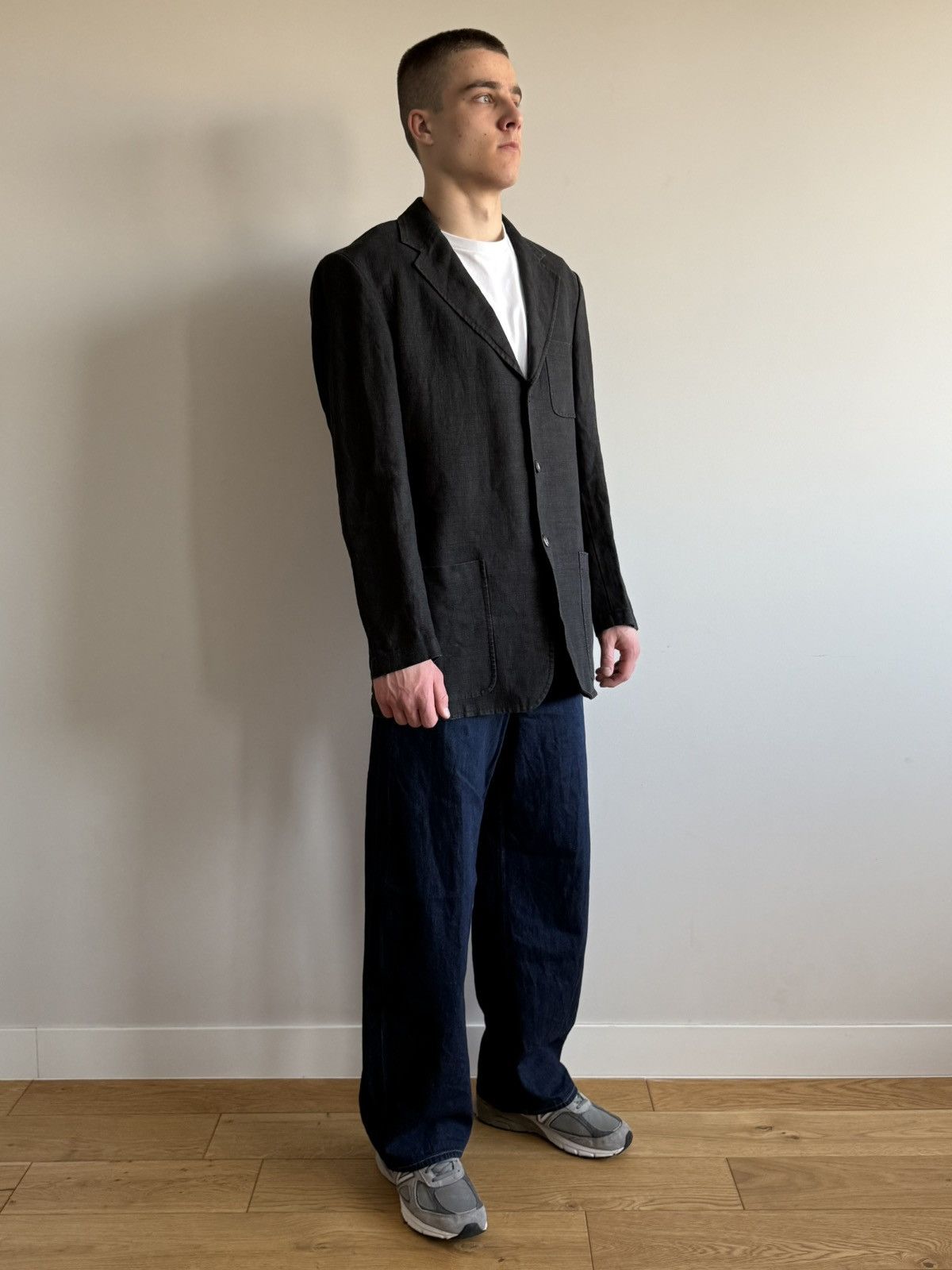 Balmain Vintage Balmain Paris Linen Tailored Blazer | Summer Jacket Size 52L - 10 Thumbnail