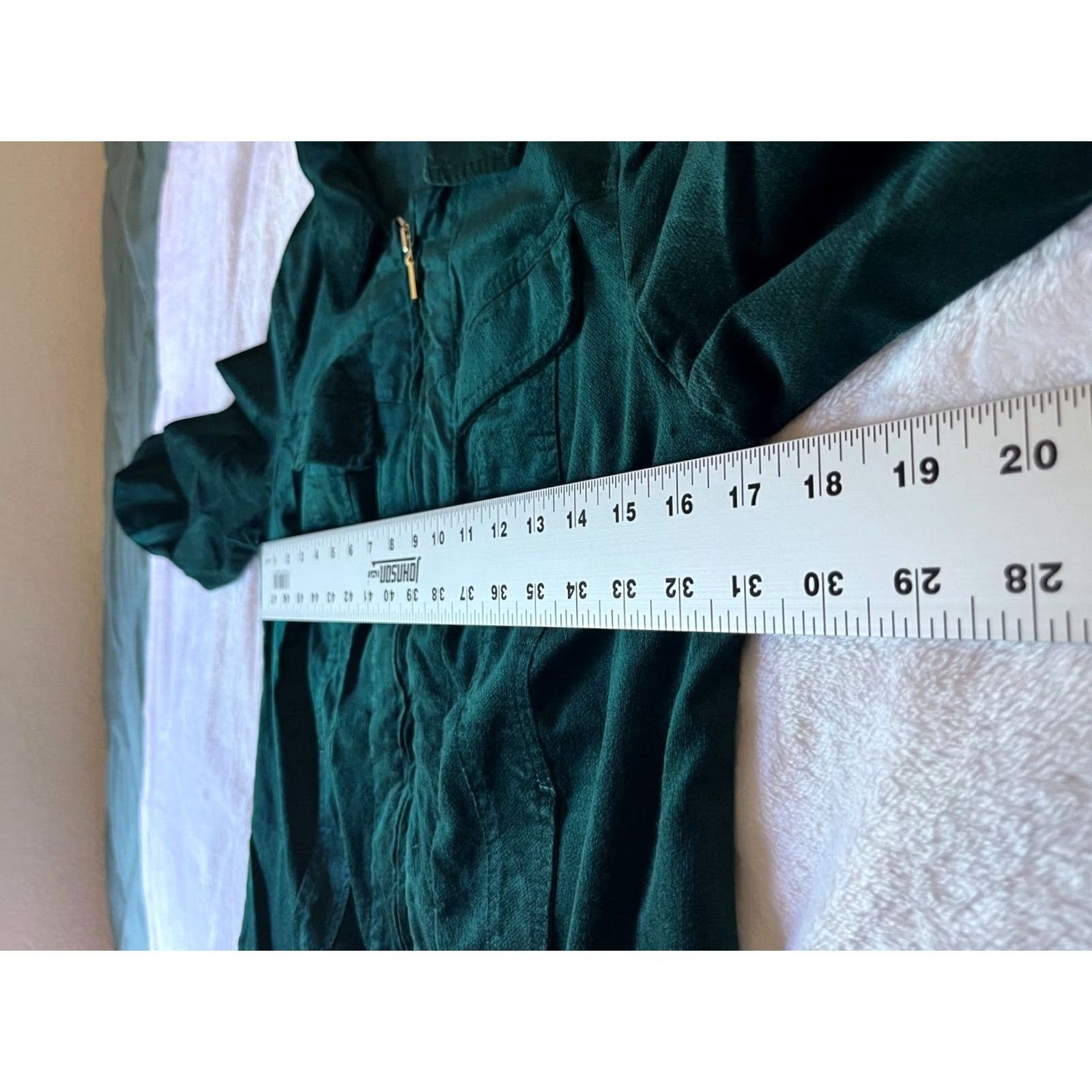 Vintage Chico's Womens Full-Zip Casual Jacket Size 0 Teal Cotton Blend Stretch Pockets Jacket Women XS? Size XS / US 0-2 / IT 36-38 - 6 Thumbnail
