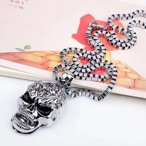 High Sport × Jewelry Retro Hip-hop Evil Skull Necklace Size ONE SIZE - 3 Thumbnail