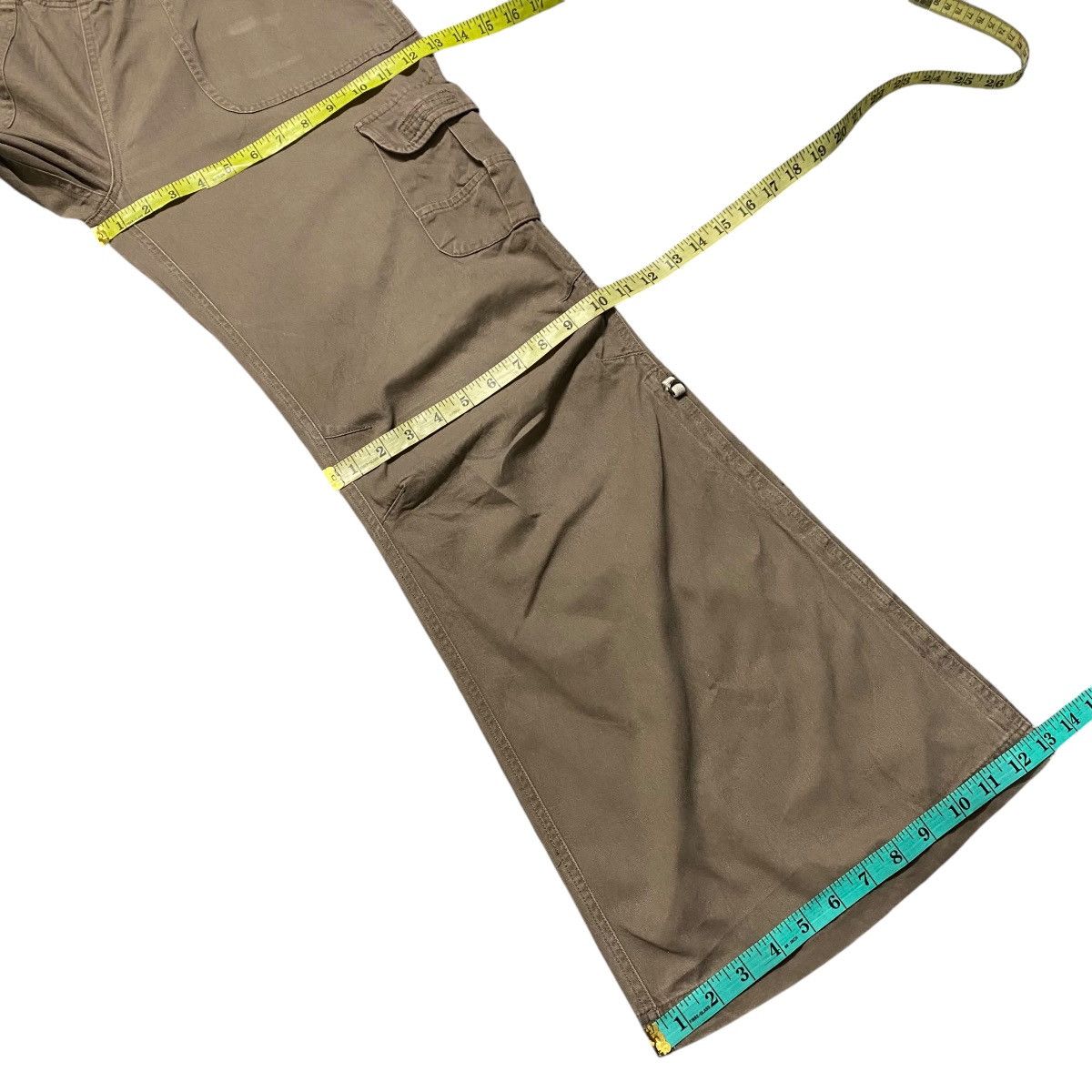 Japanese Brand Black Baccara Parachute Cargo Flare Pants Size US 34 / EU 50 - 17 Thumbnail
