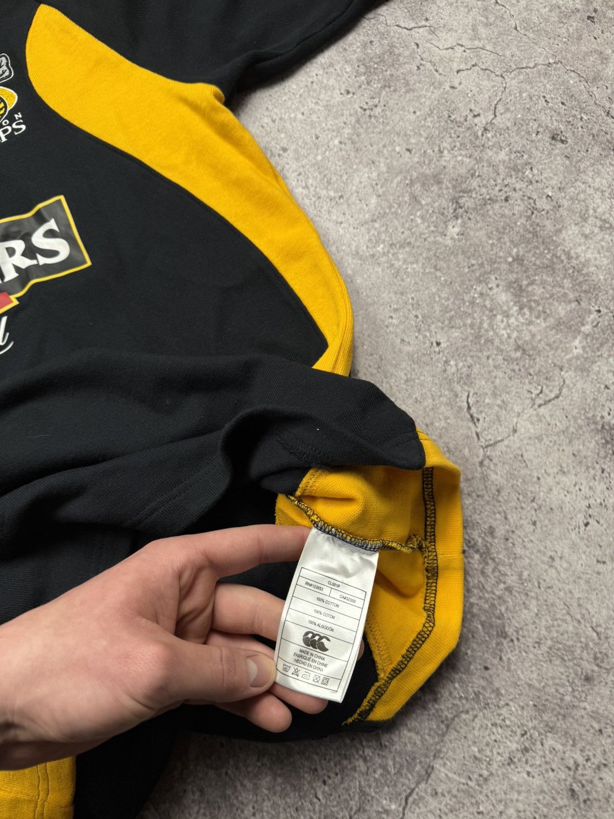 Canterbury of New Zealand Canterbury London Wasps 2007/08 Rugby Jersey Tee T-shirt Size US M / EU 48-50 / 2 - 7 Thumbnail