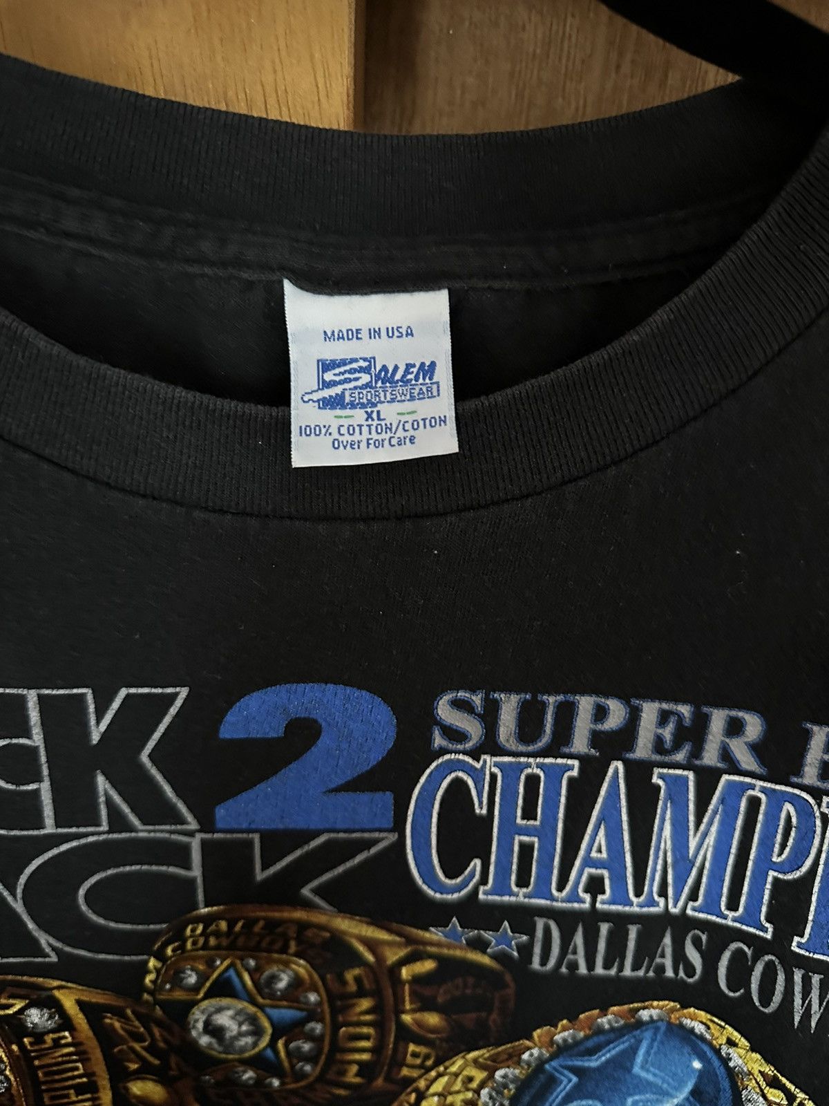 NFL × Vintage Vintage cowboys championship tee Size US XL / EU 56 / 4 - 5 Thumbnail