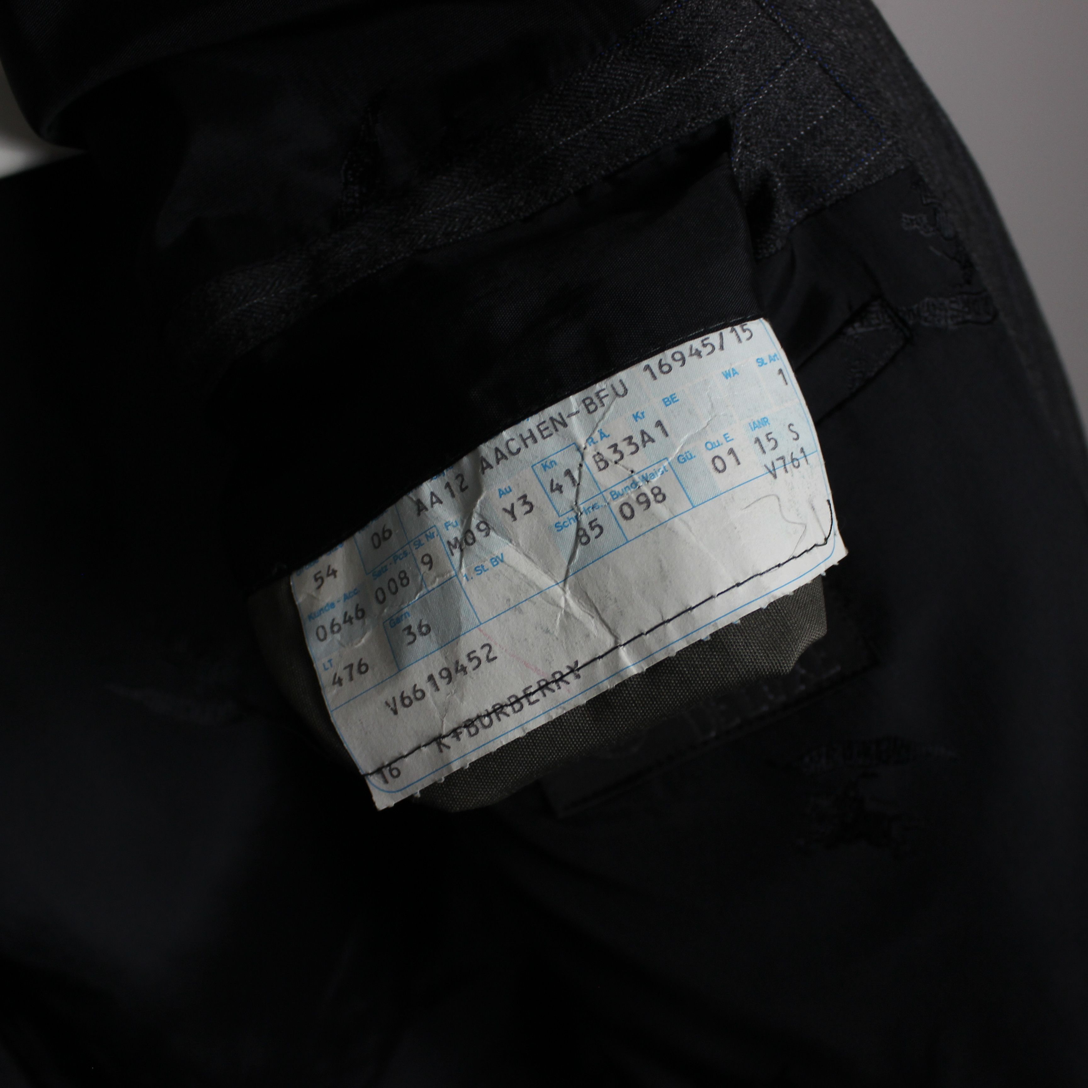 Burberry Burberry blazer men wool gray 54 Size 54R - 5 Thumbnail