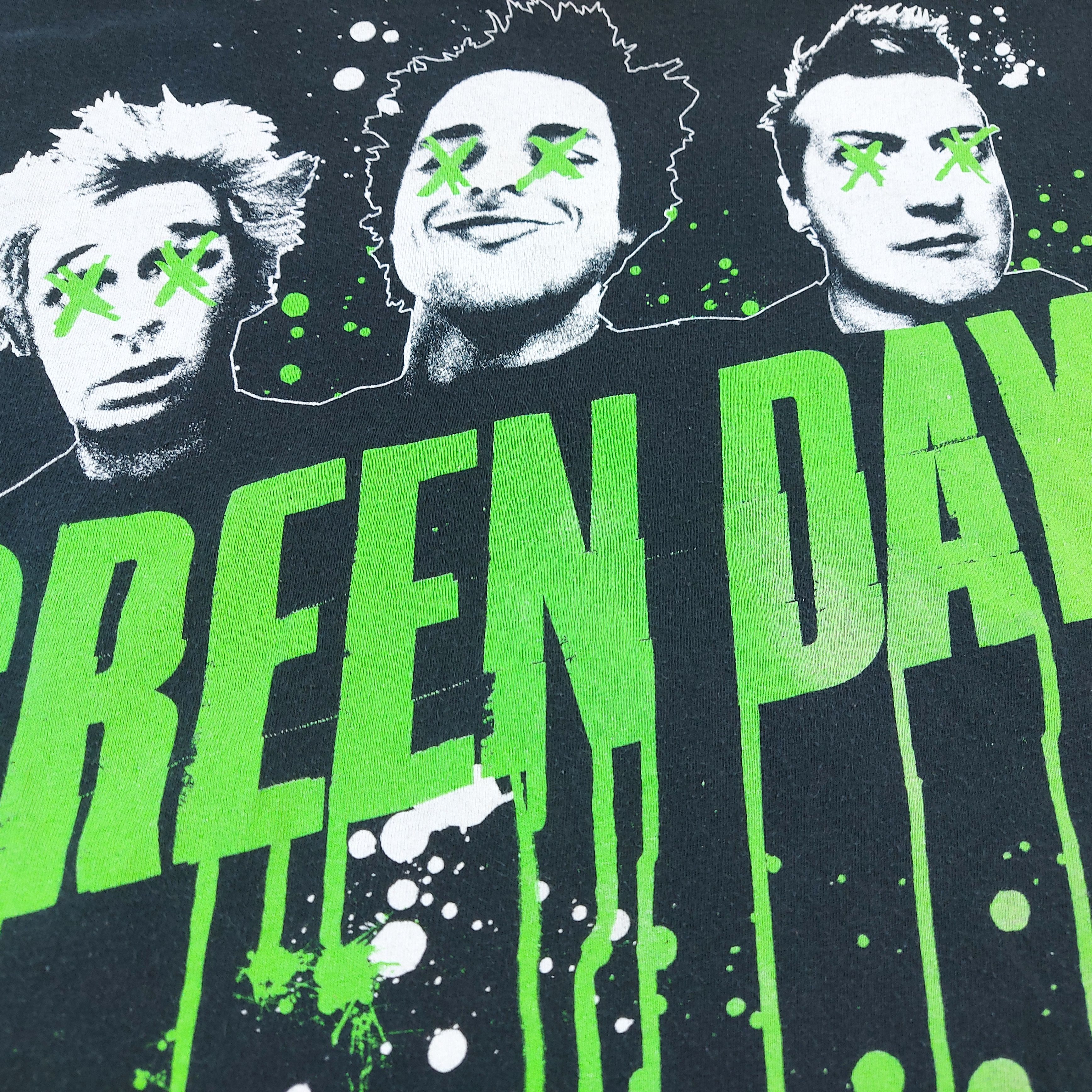 Band Tees 2015 Green Day Band X Eyes Official TEE Size US XXL / EU 58 / 5 - 7 Thumbnail