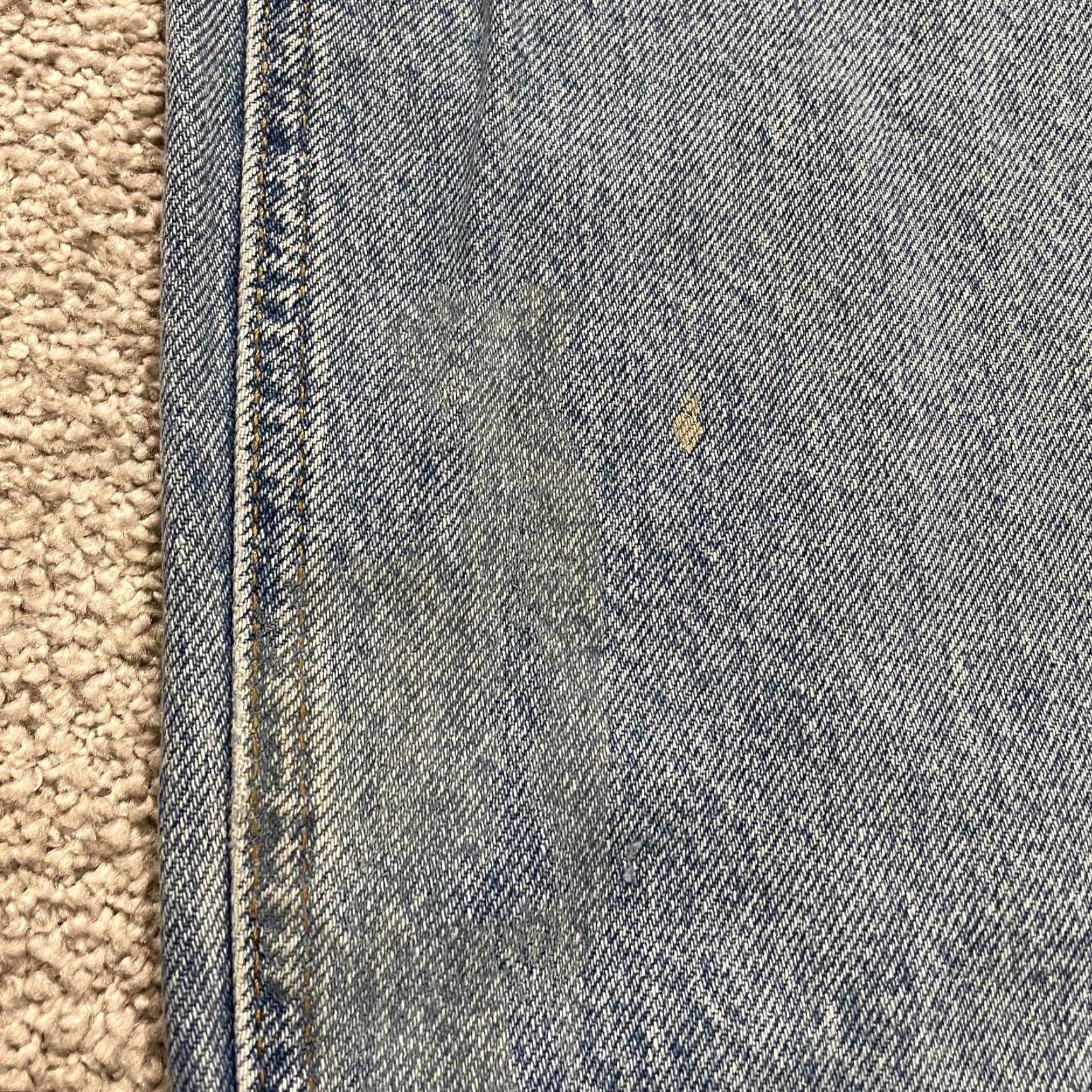 Carhartt Carhartt Relaxed Fit Denim Jeans Mens 35x33 Blue Medium Wash Straight Leg Casual Size US 35 - 3 Thumbnail