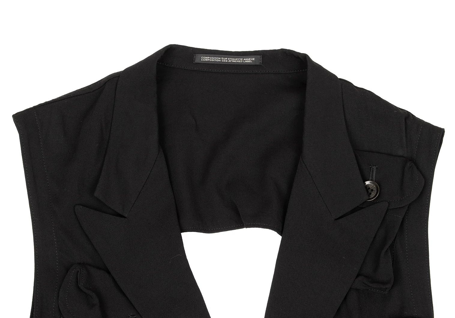 Yohji Yamamoto Yohji Yamamoto Multi-Pocket Rayon Vest Size US M / EU 48-50 / 2 - 3 Thumbnail