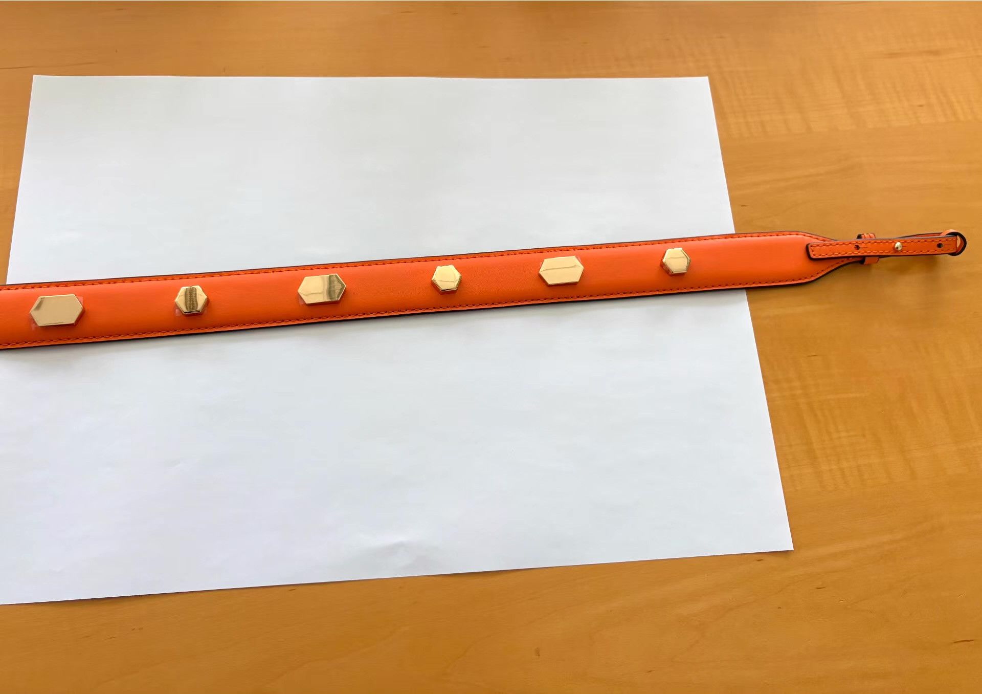 Emporio Armani Emporio Armani Orange Genuine Leather Shoulder Strap Ｑ21 Size ONE SIZE - 3 Thumbnail