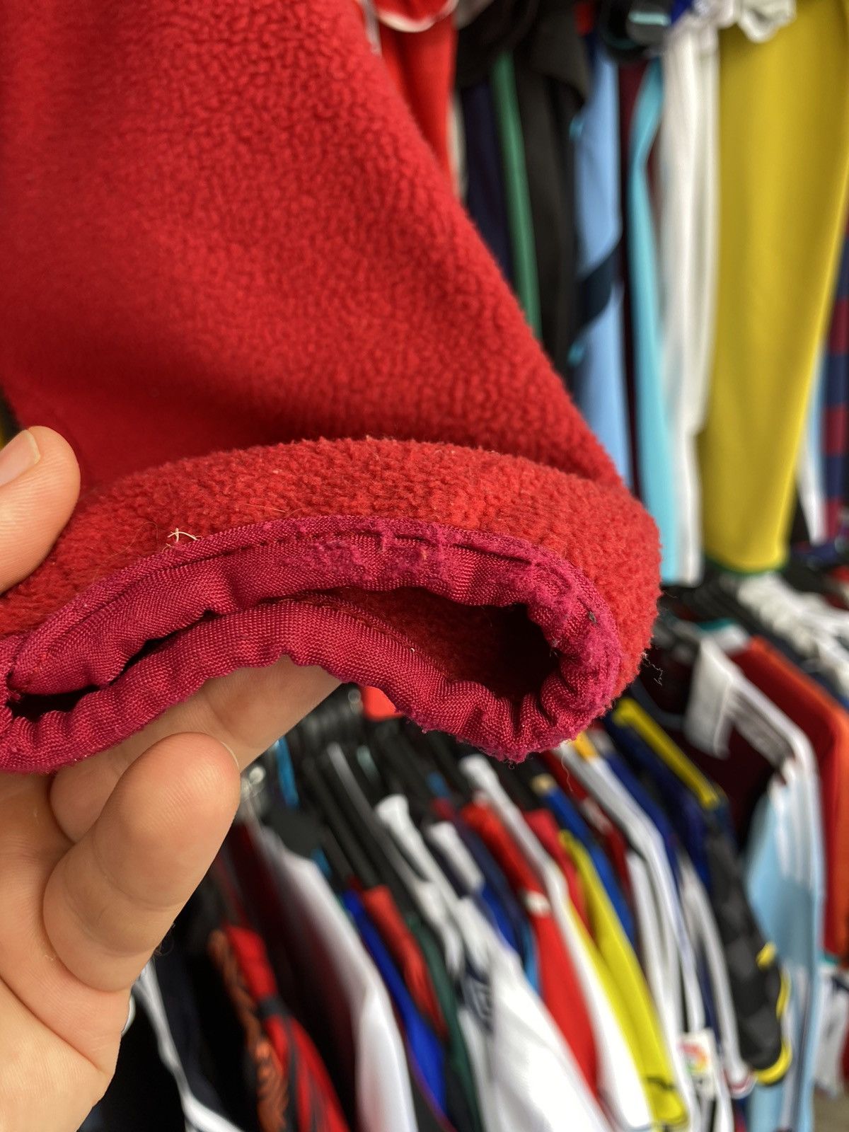 Patagonia PATAGONIA SYNCHILLA SWEATSHIRT RED FLEECE 1/4 SIZE M Size US M / EU 48-50 / 2 - 7 Thumbnail