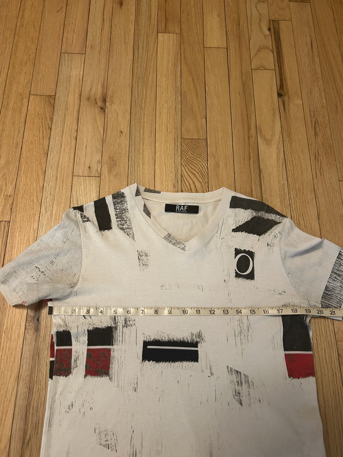 Raf Simons Raf Simons Rare Abstract Print Tee Size US XS / EU 42 / 0 - 5 Thumbnail