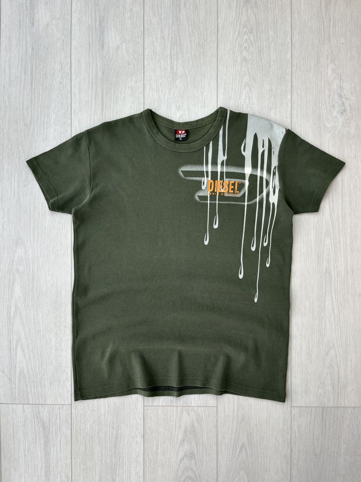 Diesel × Vintage Vintage Diesel T-Shirt Big Logo Y2K Japanese 90s Size US XL / EU 56 / 4 - 1 Thumbnail