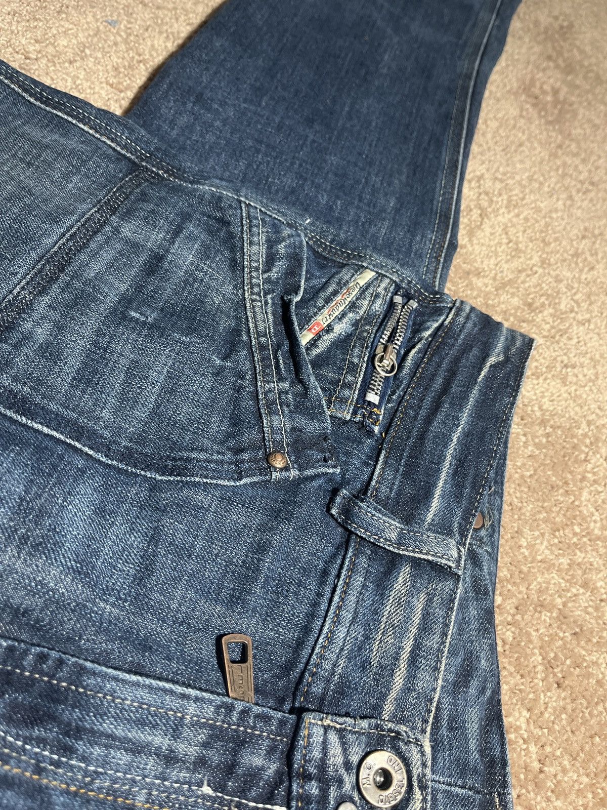 Designer Diesel vintage denim Size US 30 / EU 46 - 2 Thumbnail
