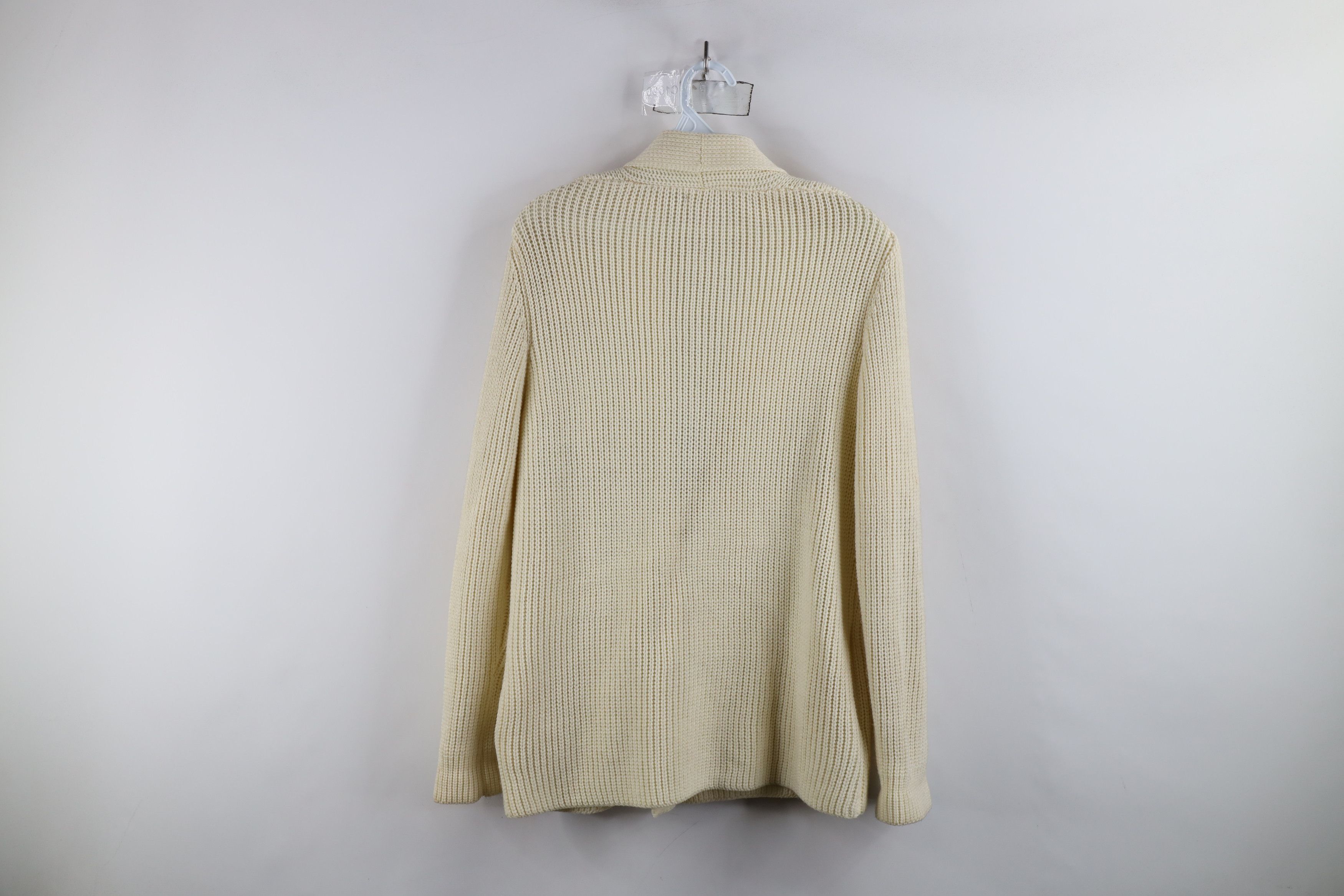 Vintage Vintage 70s Streetwear Ribbed Knit Blazer Cardigan Sweater Size M / US 6-8 / IT 42-44 - 12 Thumbnail