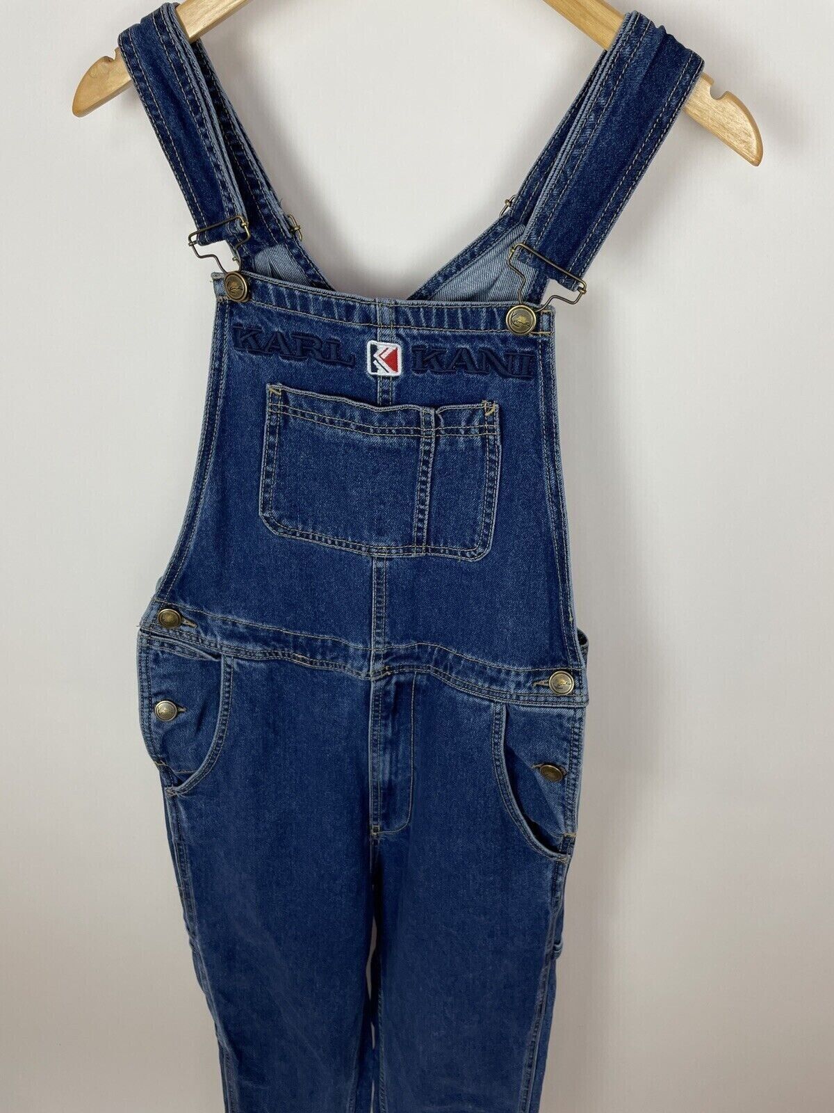 Karl Kani Men's Karl Kani Blue Denim Overalls Jumpsuit Pants Jeans Size US 30 / EU 46 - 7 Thumbnail