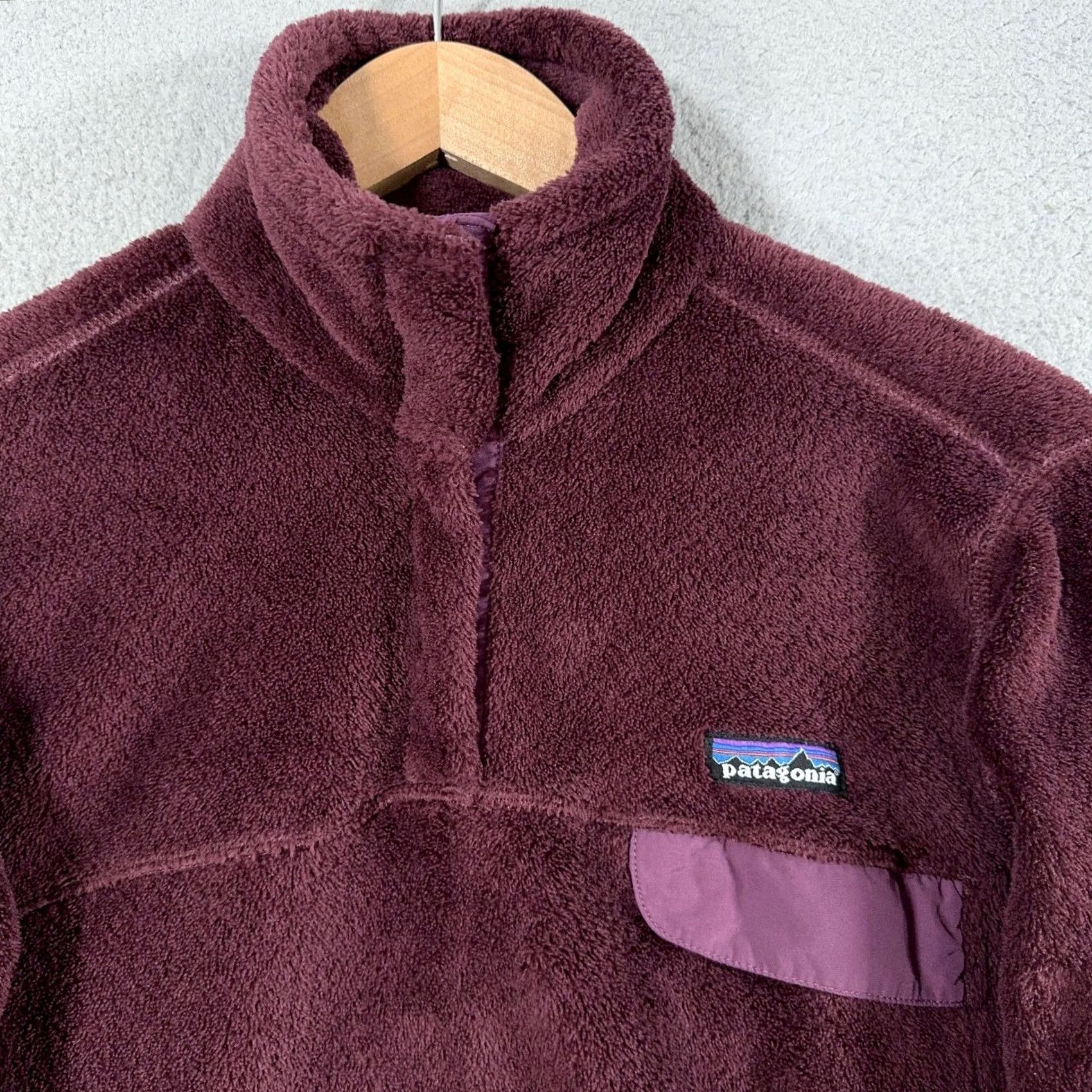 Patagonia Patagonia Jacket Womens M Purple Re-tool Snap T Fleece Pullover Polartec Thermal Pro Short Sleeve Long Sleeve Outdoor Pocketed Autumn Winter Size M / US 6-8 / IT 42-44 - 5 Thumbnail