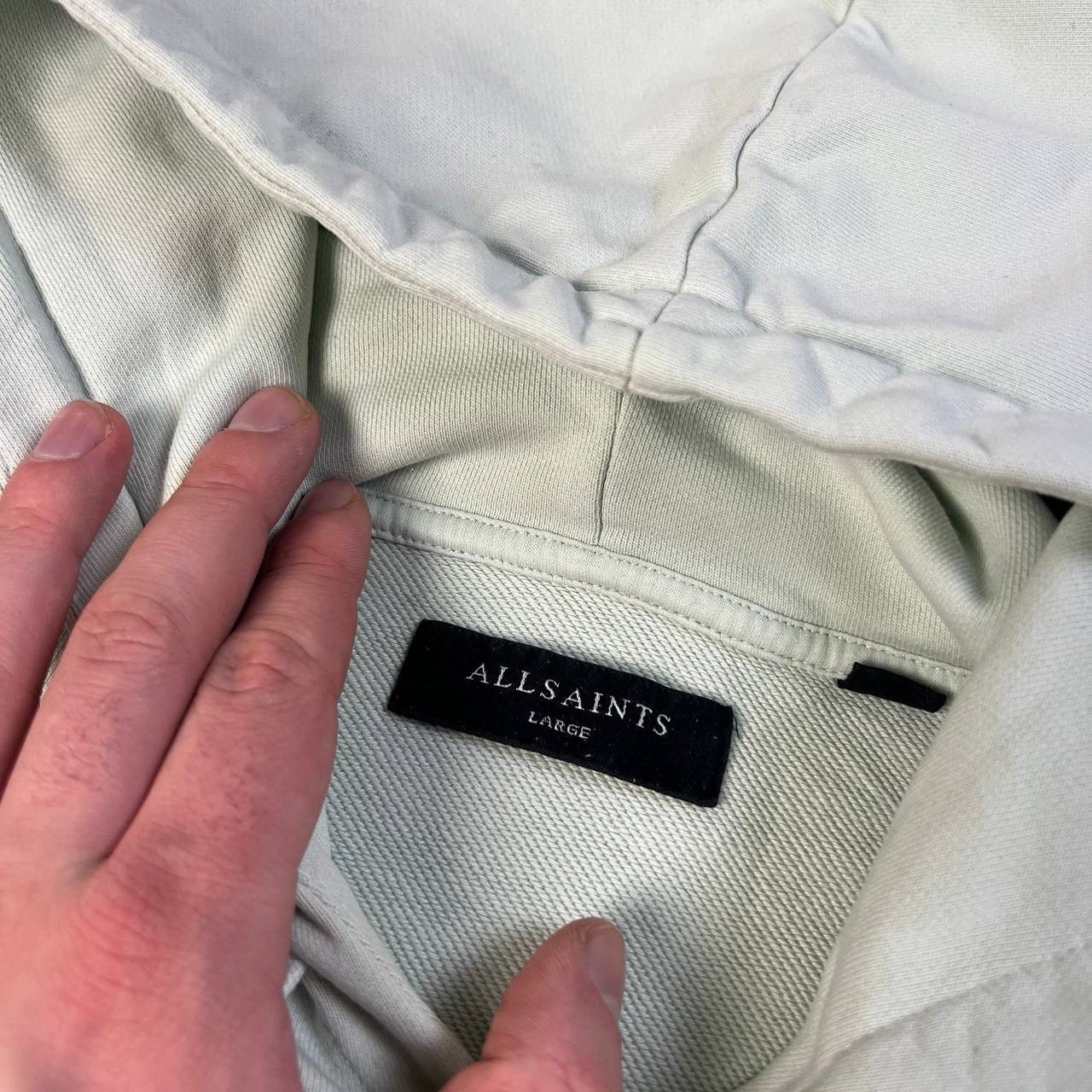 Allsaints Allsaints Big Logo Luxury Hoodie Streetwear Style Size US L / EU 52-54 / 3 - 5 Thumbnail