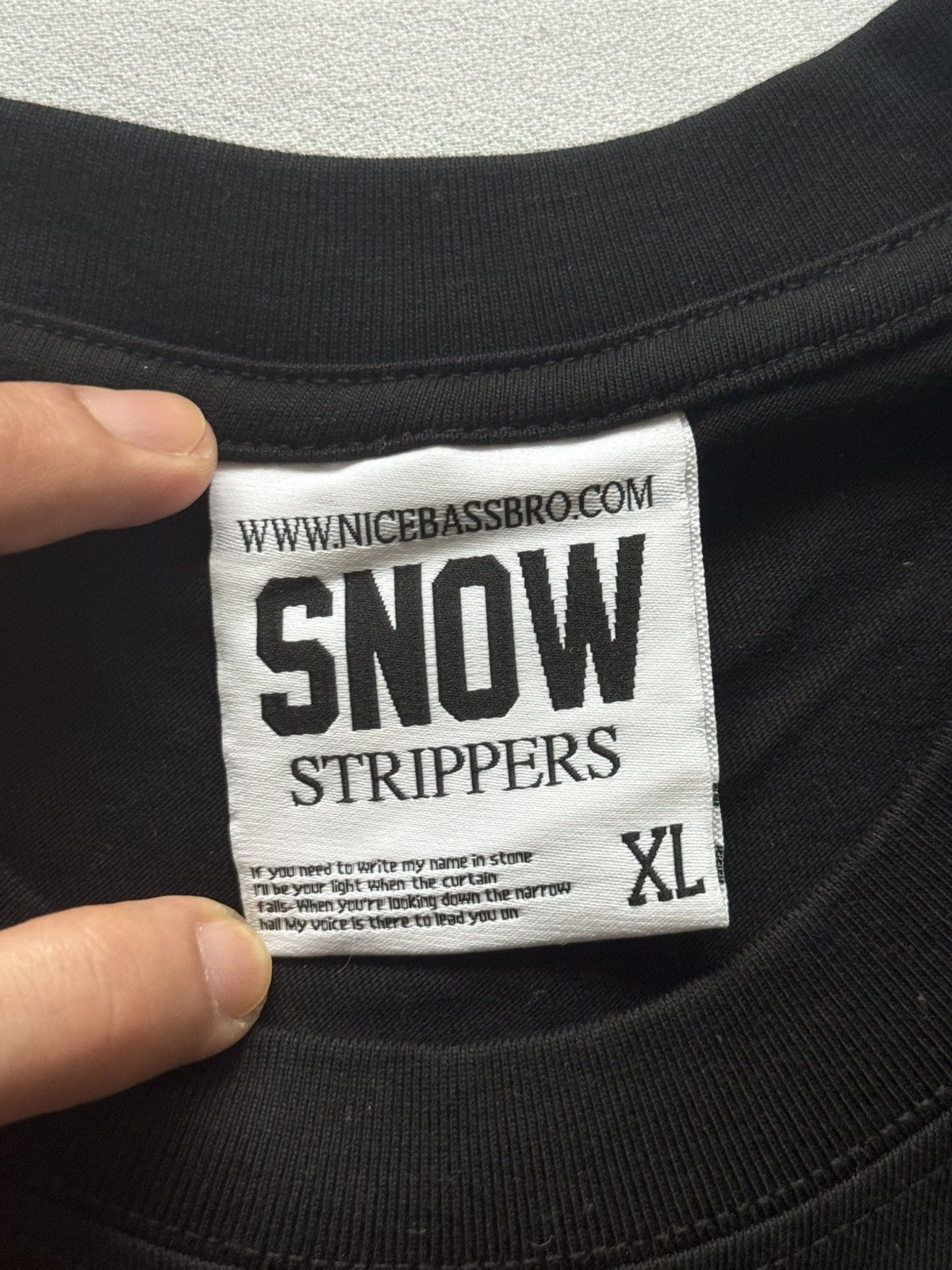 Band Tees Snow Strippers Tati Knife 2026 Tour Shirt Size US L / EU 52-54 / 3 - 6 Thumbnail