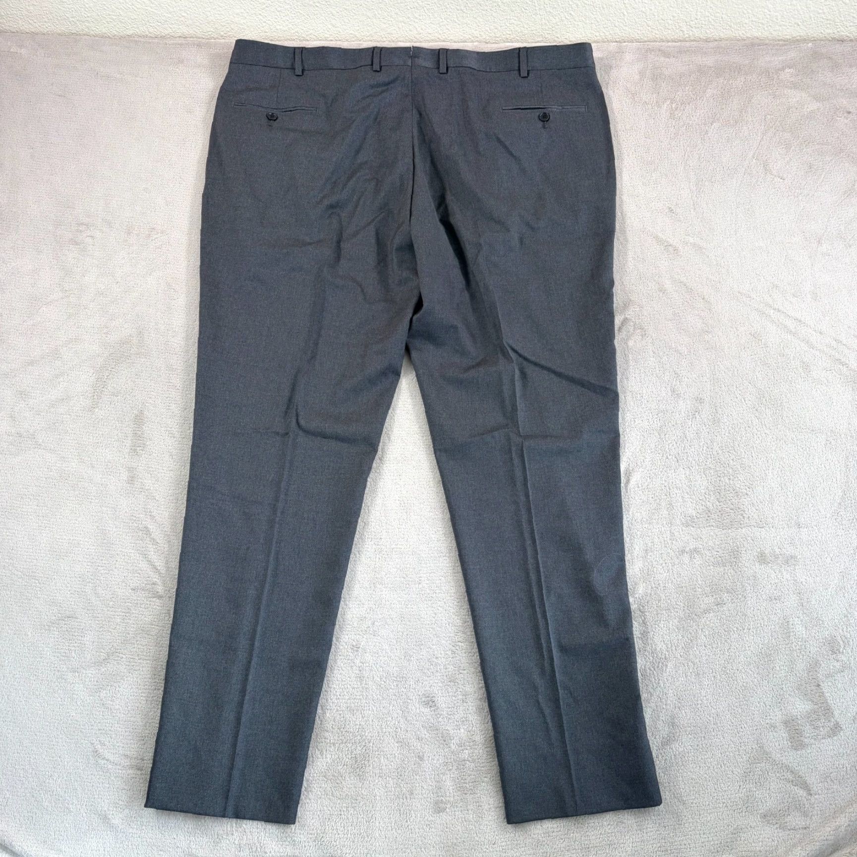 Brooks Brothers Brooks Brothers Reda Flexo Milano Fit Dress Pants Grey Merino Wool 46x32 Men Size US 30 / EU 46 - 4 Thumbnail