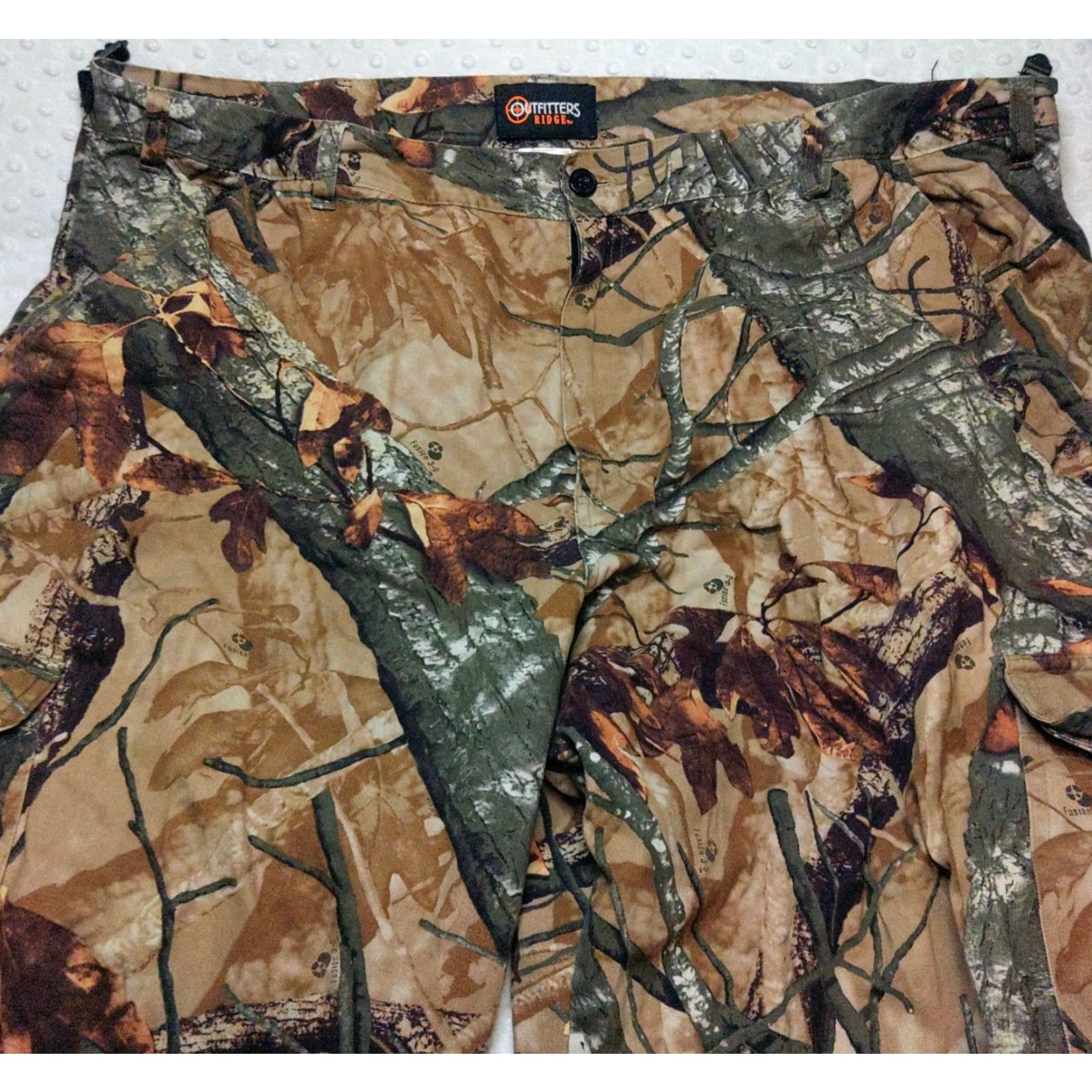 Vintage Outfitters Ridge Pants Mens 3XL Camouflage Fusion 3-D Cargo Hunting Cotton Zip Fly Cargo Pants Mens 3XL Camouflage Size US 39 - 4 Thumbnail