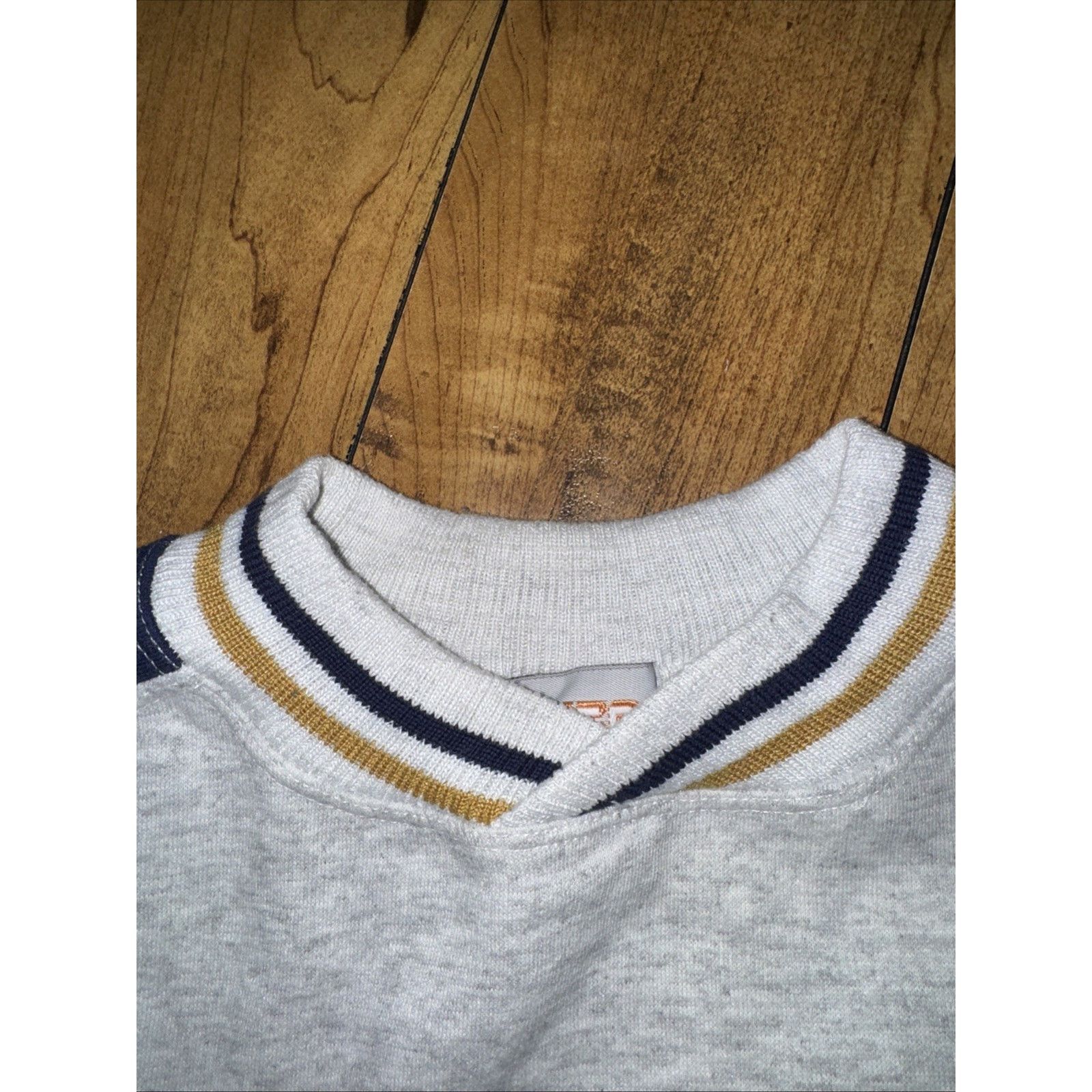 Vintage Vintage Over Wear Crewneck Sweater Grey XL Made In USA 24x28 Size US XL / EU 56 / 4 - 3 Thumbnail