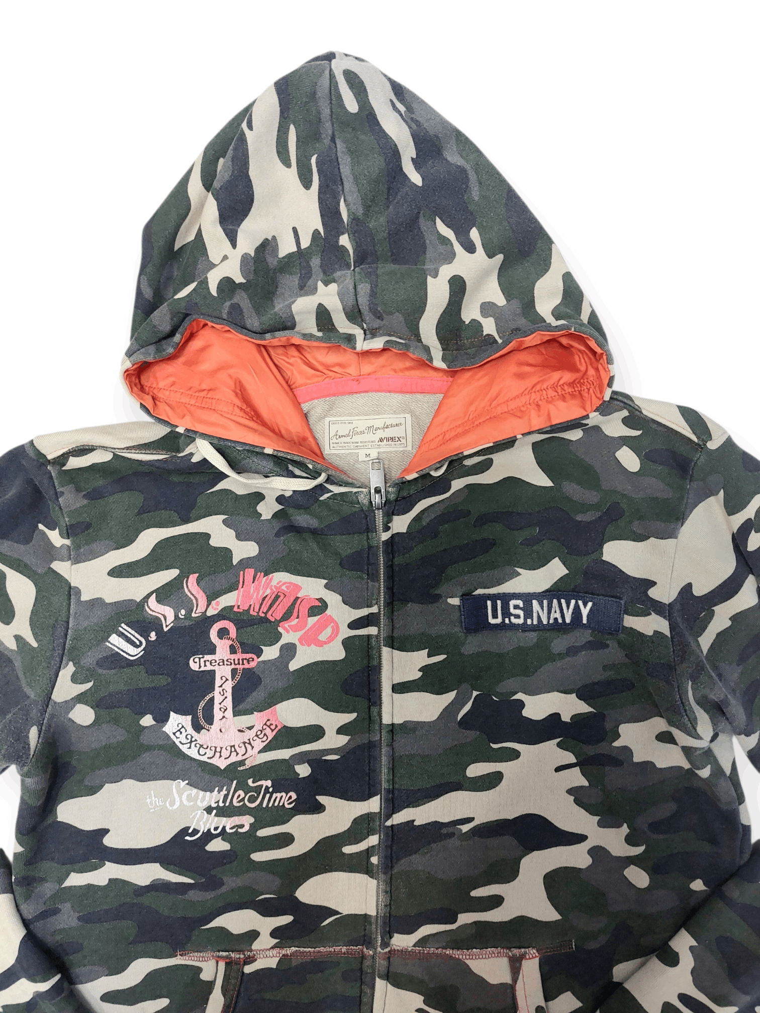 Avirex Avirex Military Armed Forces US Navy Hoodies Size US M / EU 48-50 / 2 - 6 Thumbnail