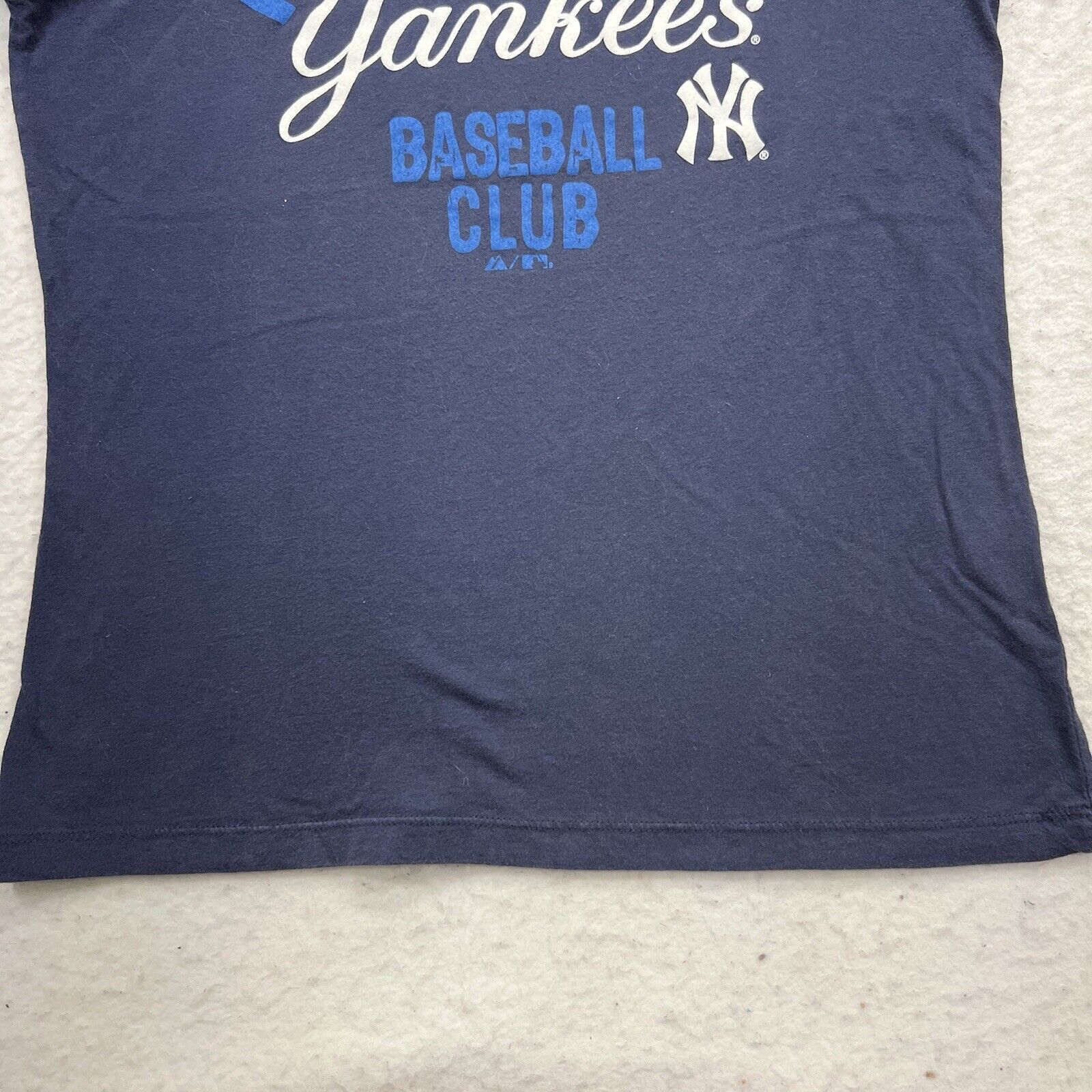 Majestic Majestic MLB New York Yankees Medium V Neck Graphic T Shirt Size M / US 6-8 / IT 42-44 - 6 Thumbnail