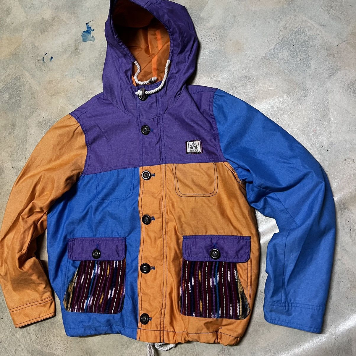 Japanese Brand Titicaca Colour Block Jacket Size US L / EU 52-54 / 3 - 2 Thumbnail