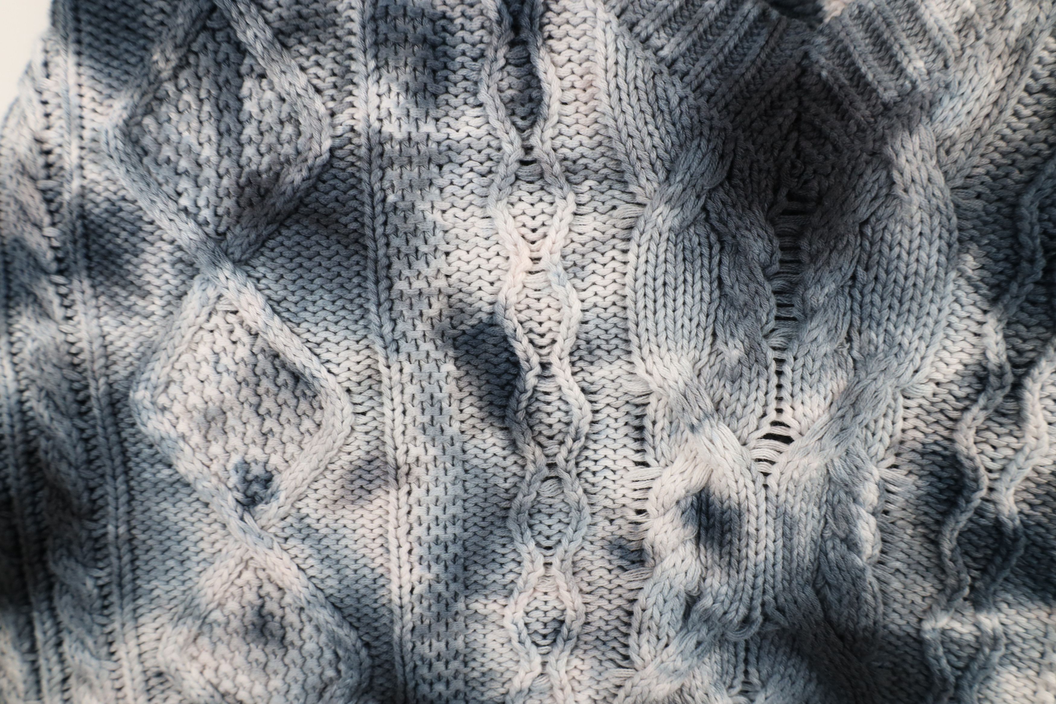 Anthropologie × Vintage Anthropologie Pilcro Chunky Cable Knit Fisherman Sweater Size M / US 6-8 / IT 42-44 - 4 Thumbnail