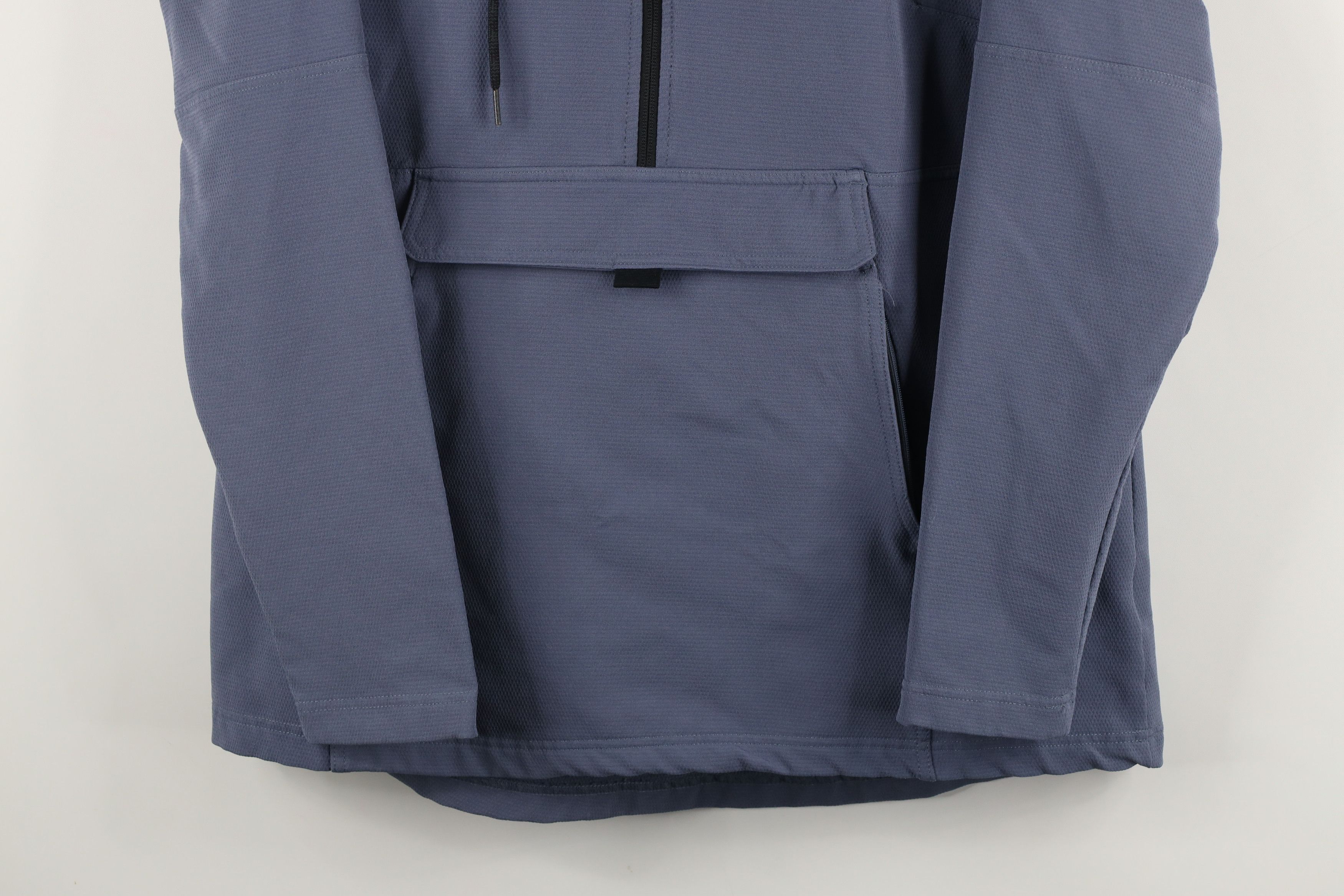 The North Face × Vintage The North Face Tekno Ridge Half Zip Hooded Jacket Blue Size L / US 10 / IT 46 - 3 Thumbnail