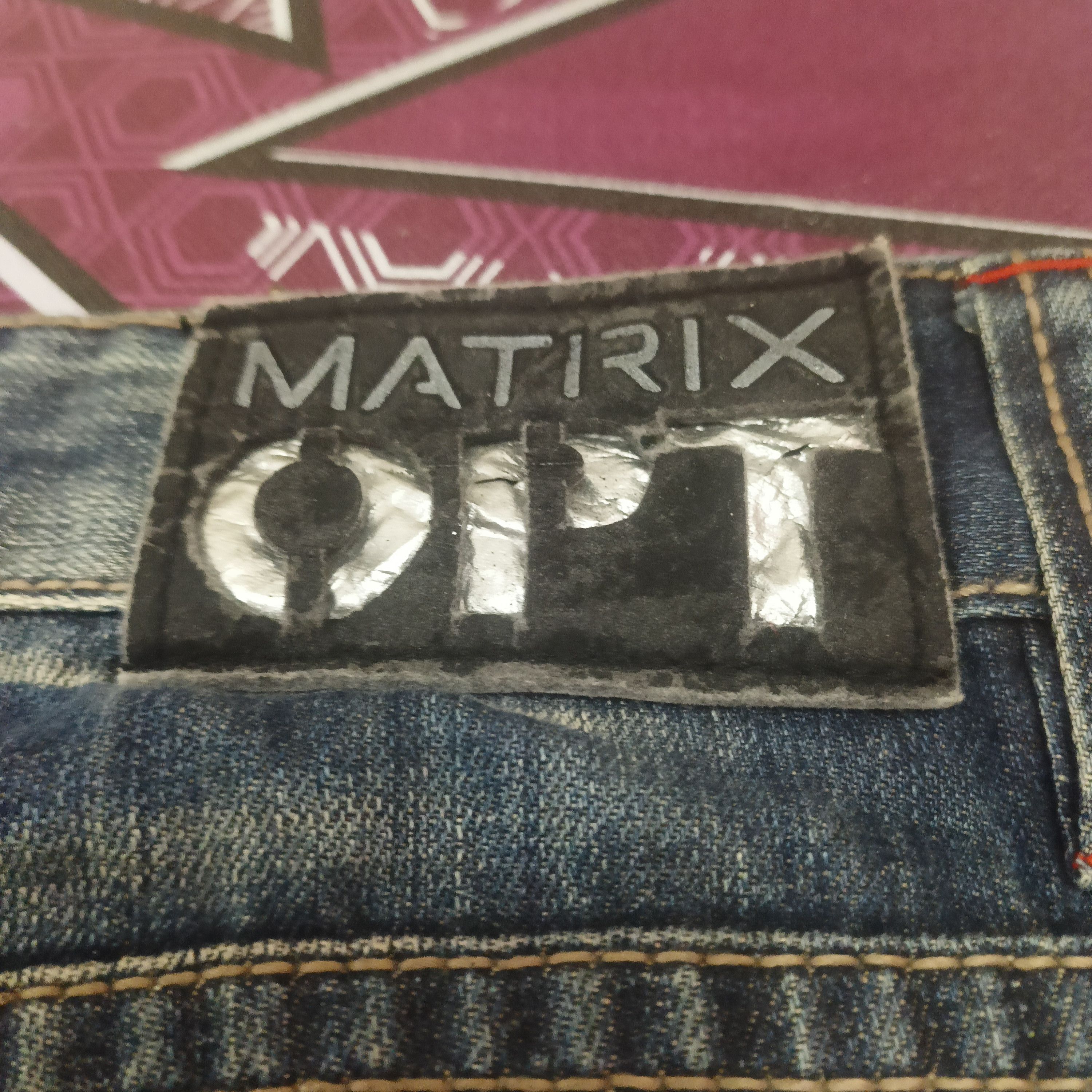Japanese Brand Japanese Matrix Opt jeans flared Distressed jeans Size US 31 - 17 Thumbnail