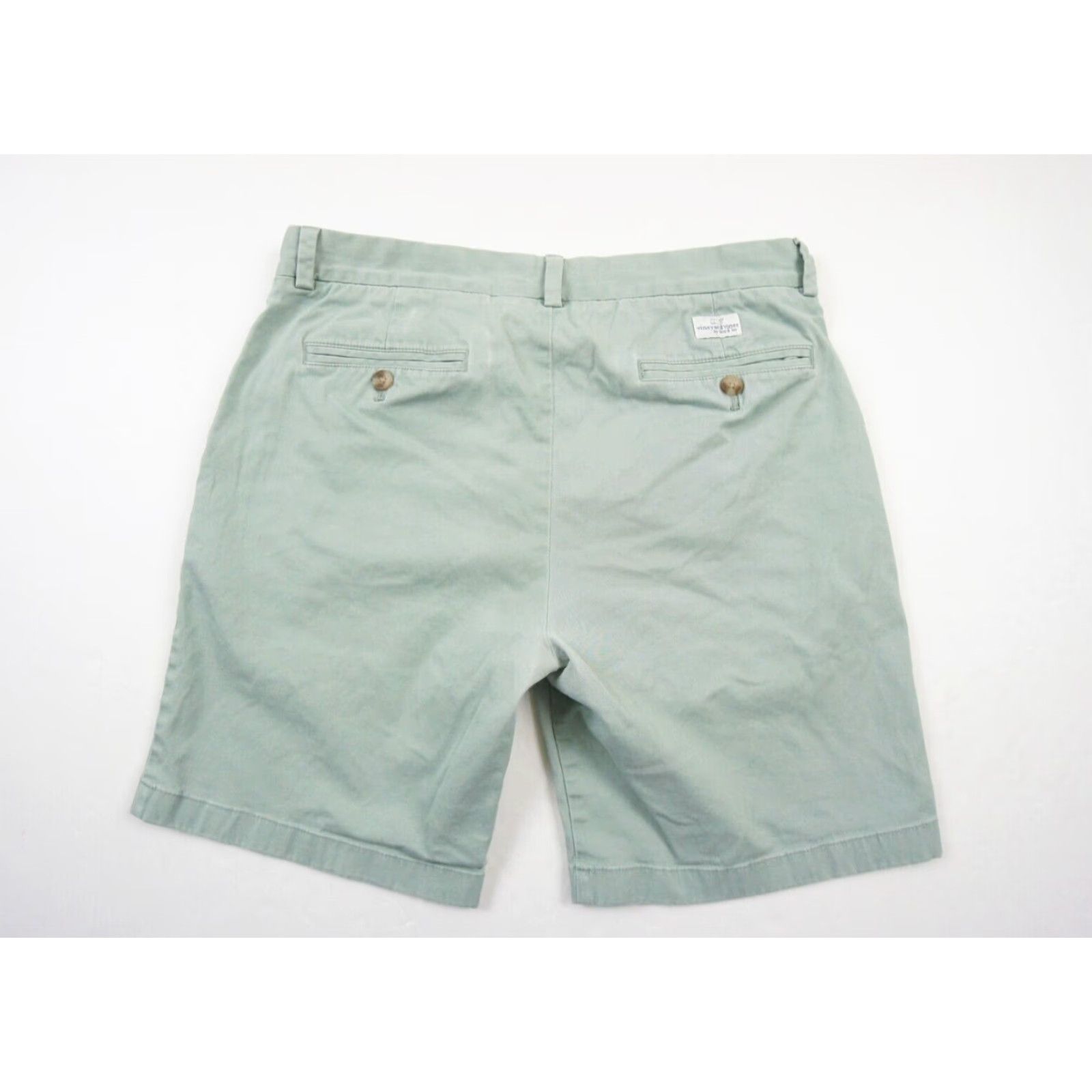 Vineyard Vines VINTAGE Vineyard Vines Men’s Chino Shorts 32 Green Casual Preppy 8" Inseam Size US 32 / EU 48 - 4 Thumbnail
