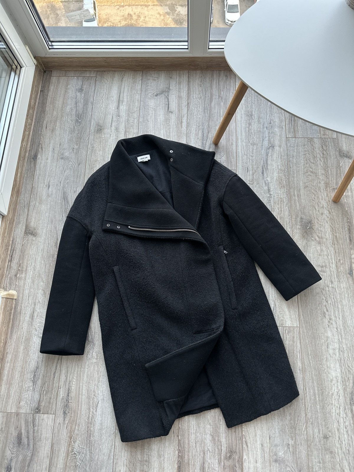 Helmut Lang HELMUT LANG Alpaca Coat Pea Jacket Double Breasted 90s Size US S / EU 44-46 / 1 - 4 Thumbnail