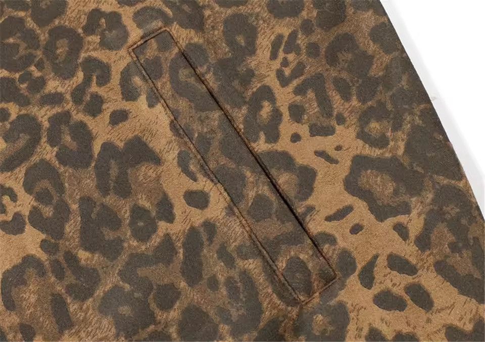 Other Leopard Retro Vintage Style Zipper Jacket Sweatshirt Size US M / EU 48-50 / 2 - 7 Thumbnail