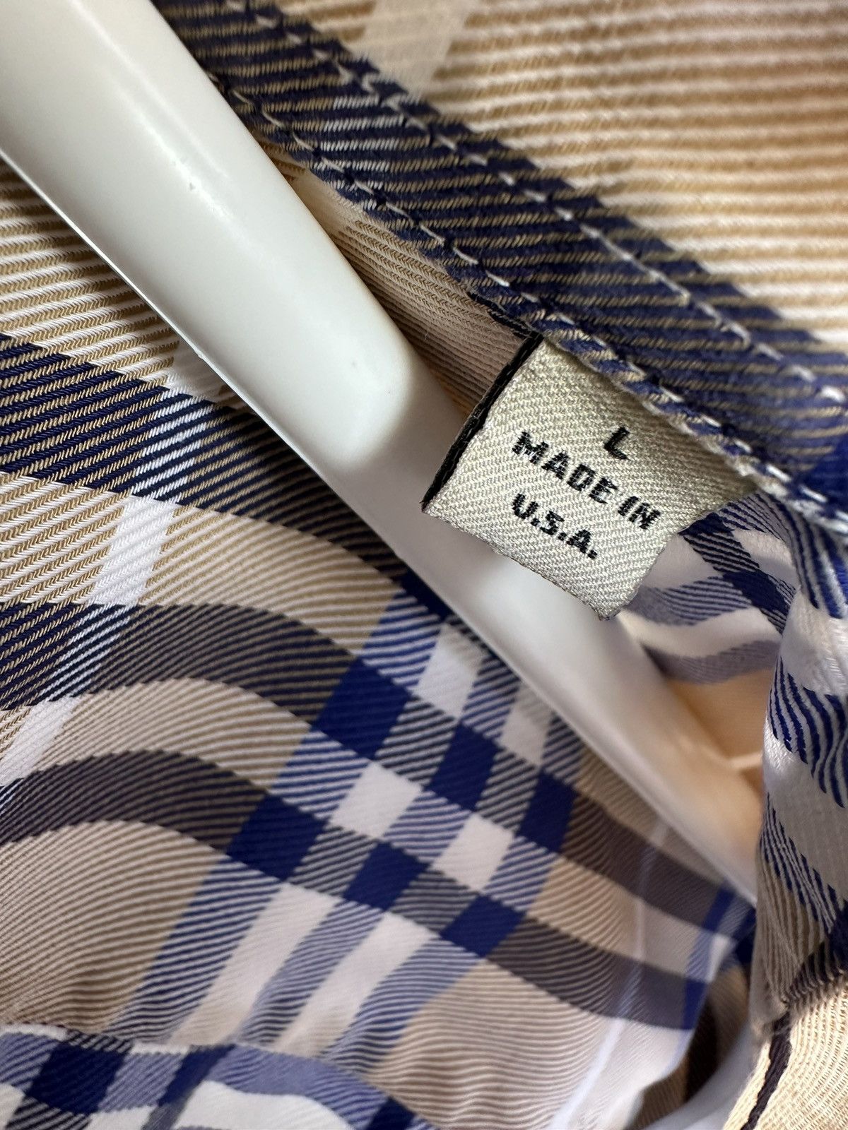 Burberry Burberry Nova Check Plaid Checkered pocket shirt men’s Size US L / EU 52-54 / 3 - 9 Thumbnail