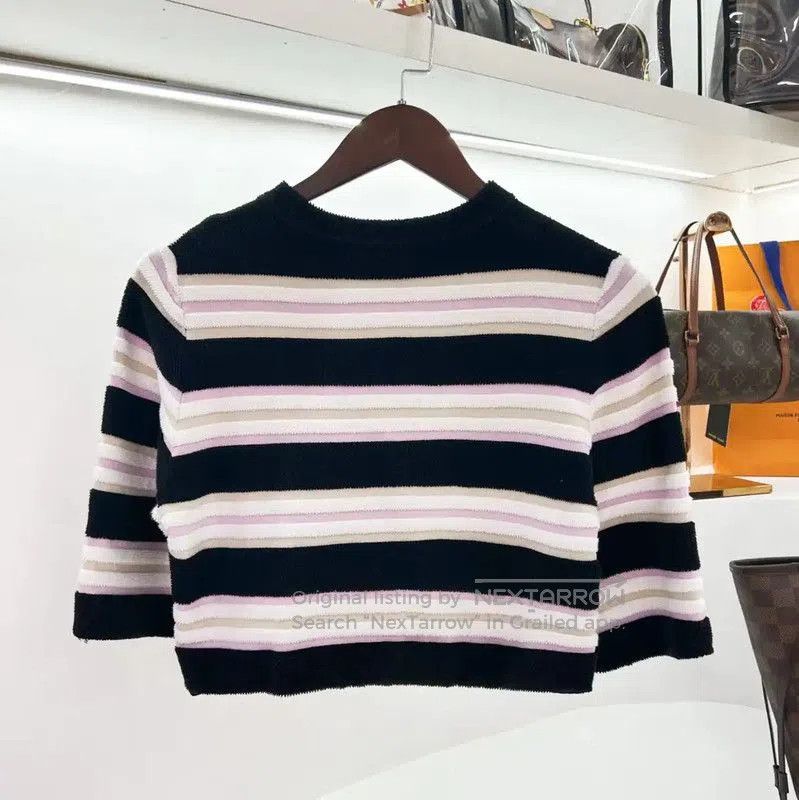 Fendi Fendi Color-Block Striped Women's Knit Top . Size S / US 4 / IT 40 - 2 Thumbnail
