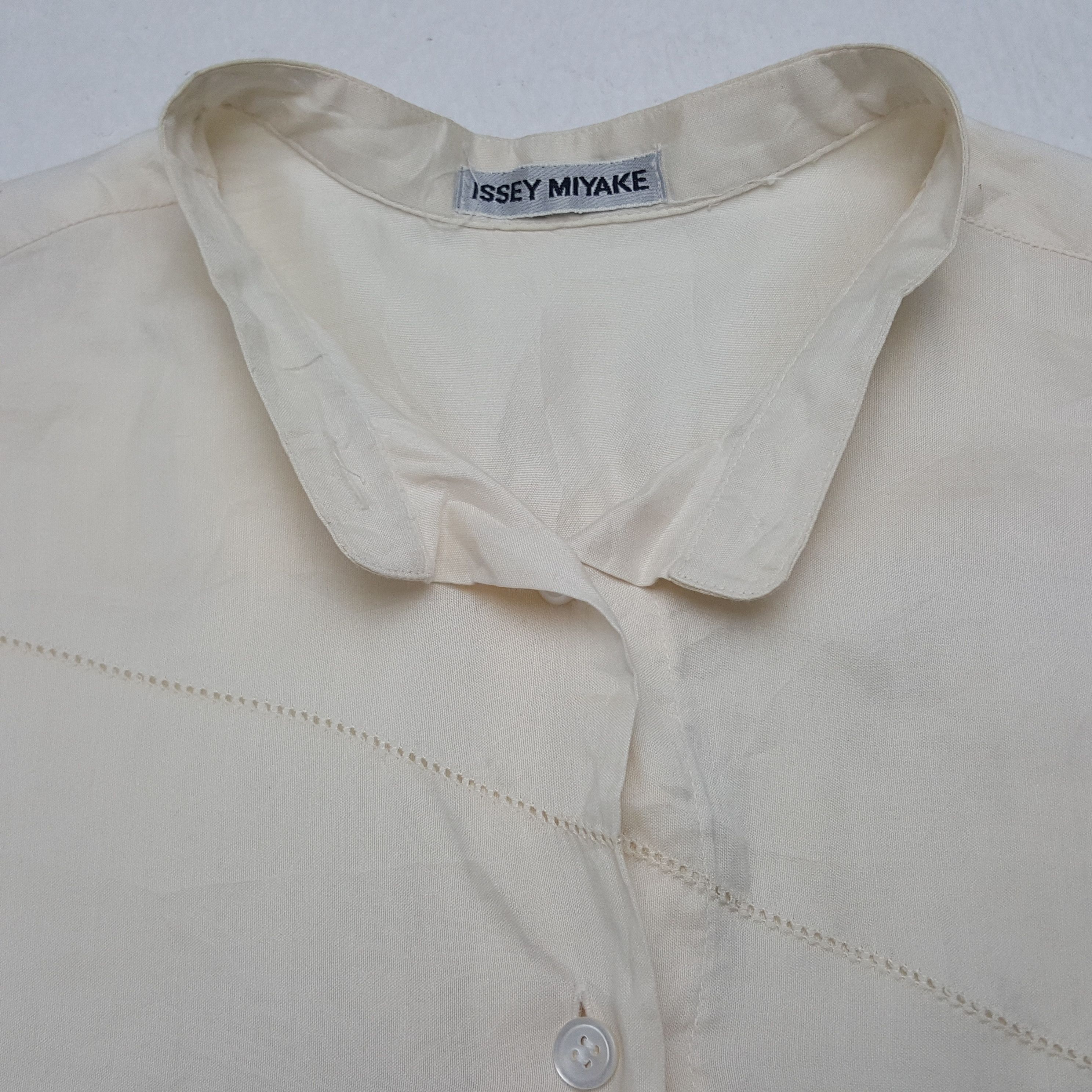 Issey Miyake × Japanese Brand × Vintage Vintage Issey Miyake Japan Casual Button Up Shirt Size US L / EU 52-54 / 3 - 4 Thumbnail