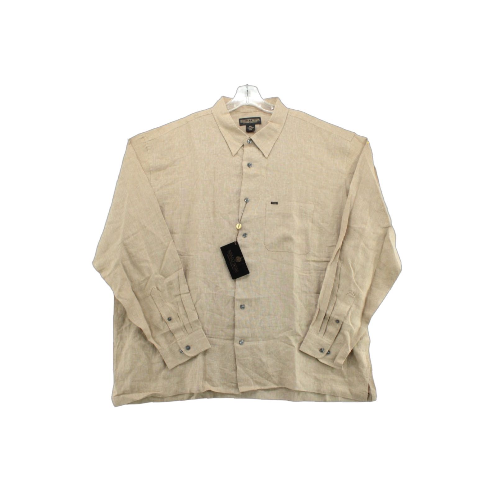 Vintage Donald J Trump Shirt Signature Collection Mens 2XL Brown Button-Up Long Sleeve Casual Classic Mens XXL Brown Shirt Size US XXL / EU 58 / 5 - 1 Thumbnail