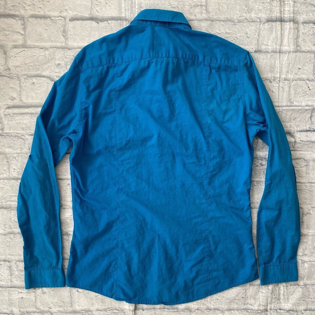 H&M H&M men M Longsleeve button down dress shirt blue Size US M / EU 48-50 / 2 - 5 Thumbnail