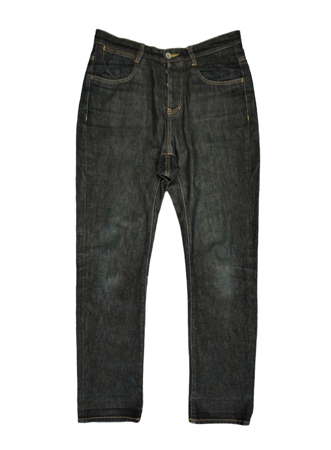 KAZUYUKI KUMAGAI ATTACHMENT デニム　XL Kazuyuki Kumagai Attachment Denim Jeans - Japan Vintage Streetwear