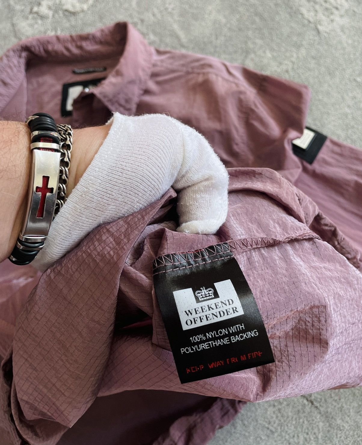 Weekend Offender Weekend Offender Usman Overshirt Smock Foxglove Men’s Jacket Size US L / EU 52-54 / 3 - 17 Thumbnail