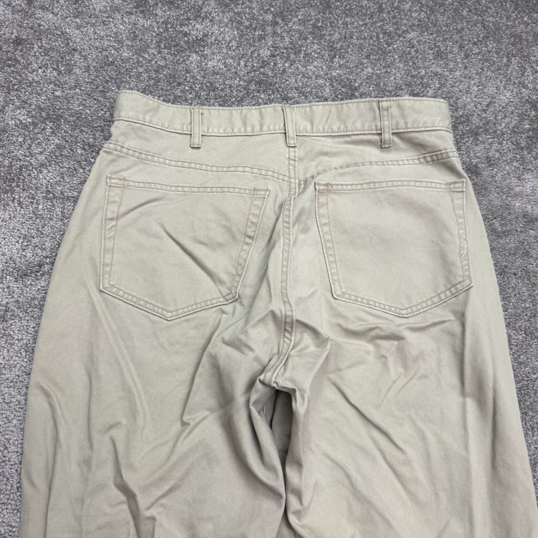 Gap VINTAGE Gap Blue Jeans Pants Men 34x30 Khaki Straight Cotton Casual Classic 90s Size US 34 / EU 50 - 6 Thumbnail