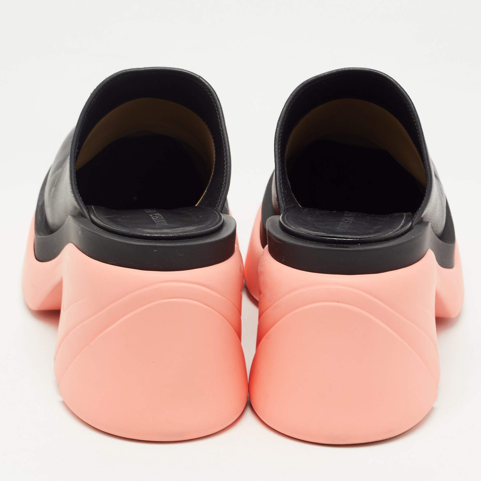 Bottega Veneta o1y0725 Rubber Sole Mules in Black Size US 10.5 / IT 40.5 - 5 Thumbnail
