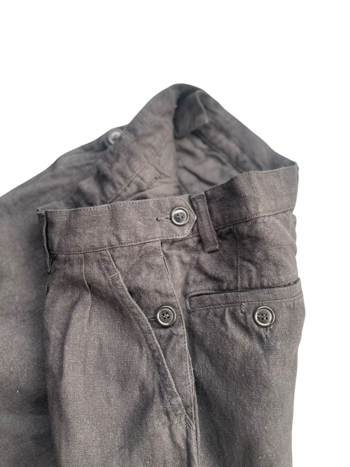 Junya Watanabe Junya Watanabe Comme Des Garcons Linen Baggy Trouser Size 27" / US 4 / IT 40 - 5 Thumbnail