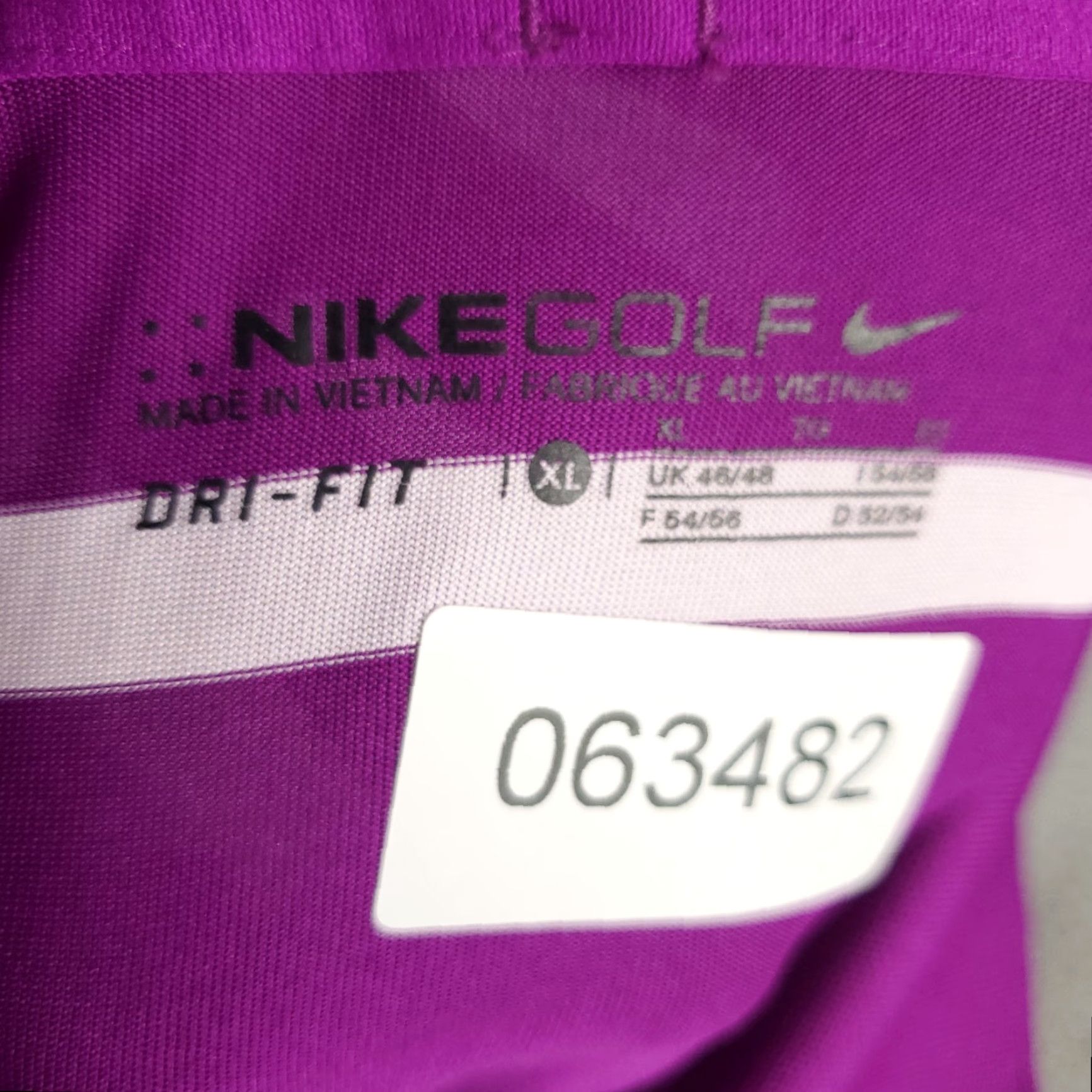 Nike Nike Polo Shirt Mens XL Purple Striped Swoosh Golf Casual Short Sleeve Size US XL / EU 56 / 4 - 7 Thumbnail