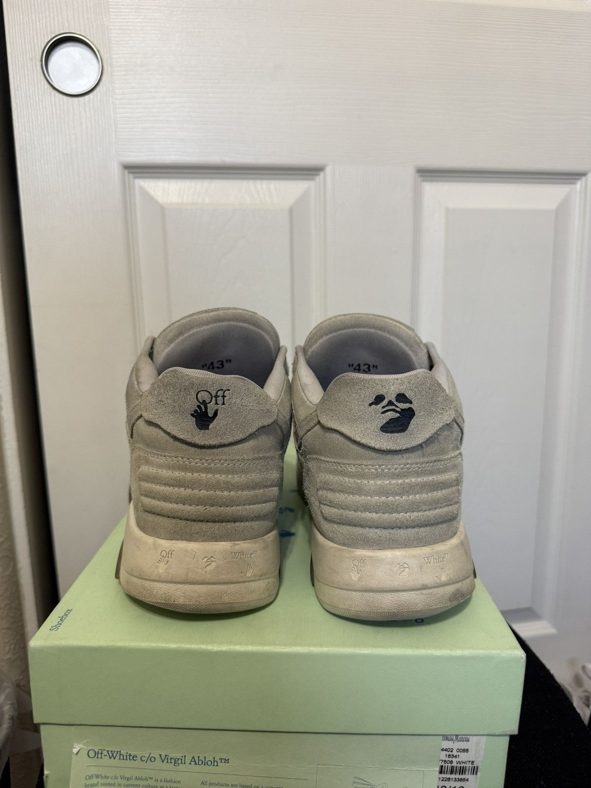 Off-White ‘Out of office’ off-white curb sneaker Size US 10 / EU 43 - 4 Thumbnail