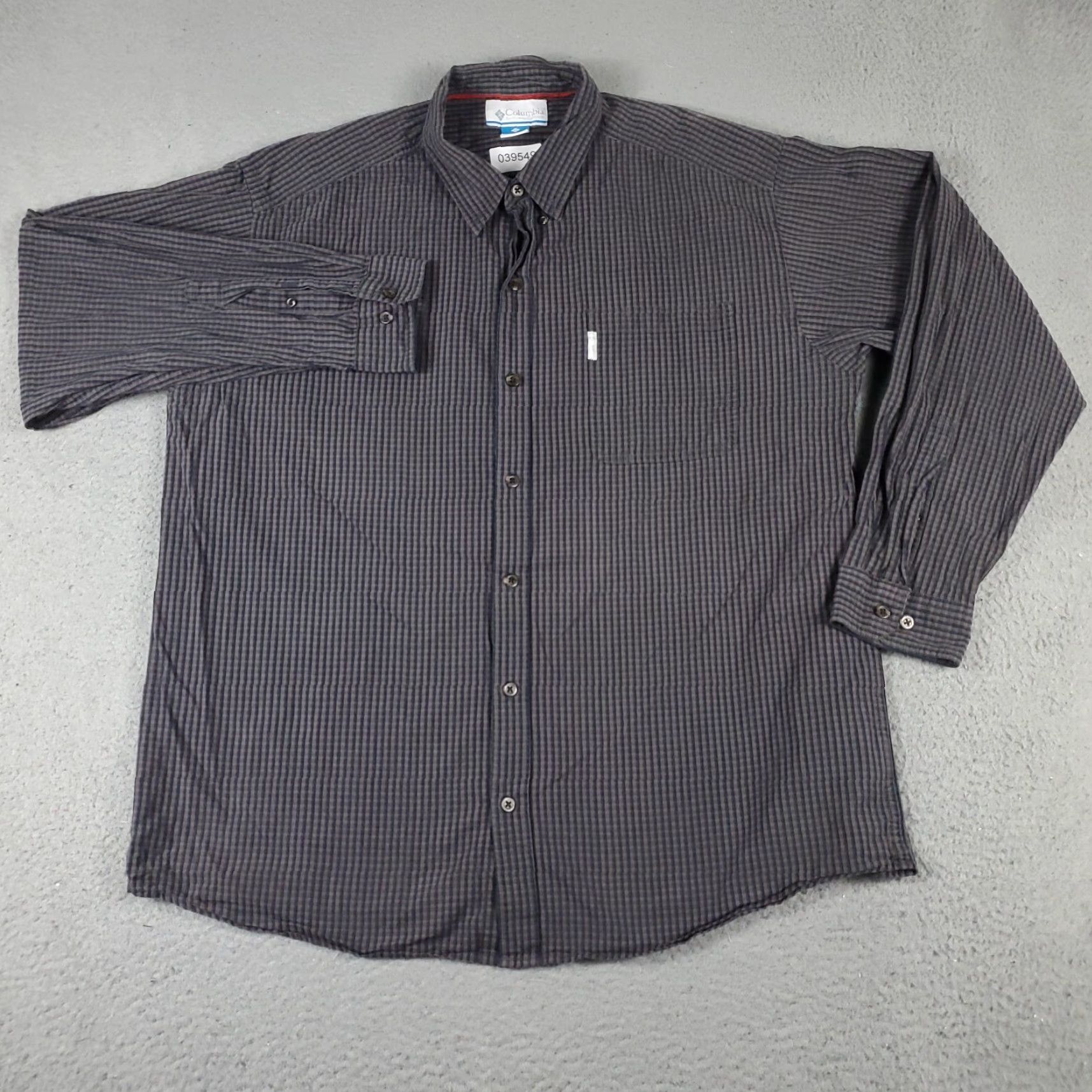 Vintage Columbia Shirt Mens XL Gray Check Button-Up Long Sleeve Casual Shirt XL Gray Columbia Button-Down Classic Mens Size US XL / EU 56 / 4 - 3 Thumbnail
